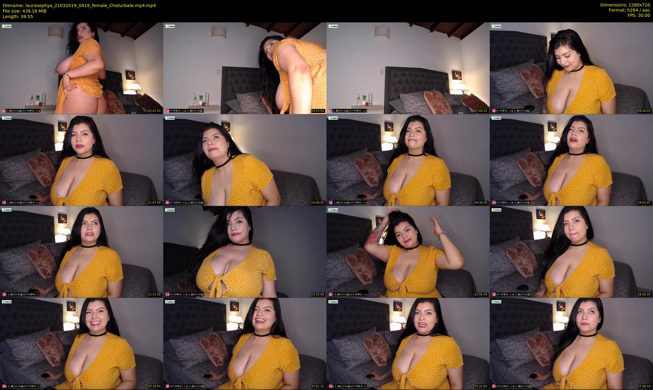 laurasophya — 40 minute Chaturbate female cam show recording, 720p, Mar 21, 2019