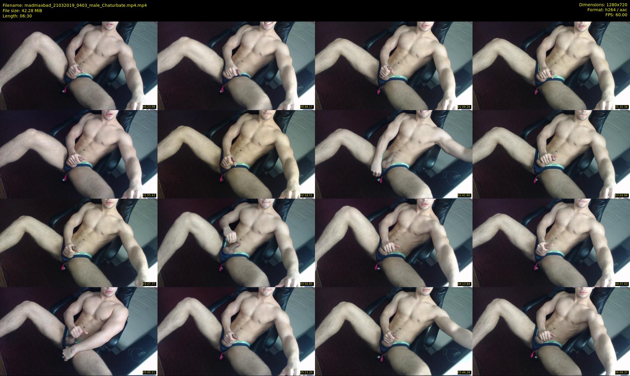 madmaxbad — 7 minute Chaturbate male cam show recording, 720p, Mar 21, 2019