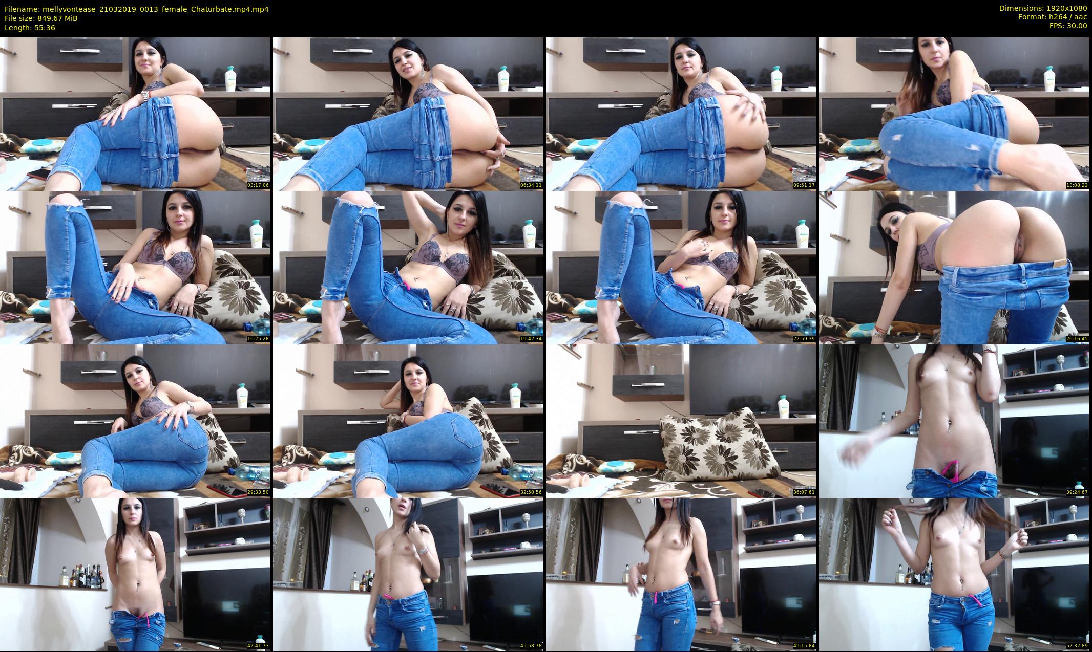 mellyvontease — 56 minute Chaturbate female cam show recording, 1080p, Mar 21, 2019