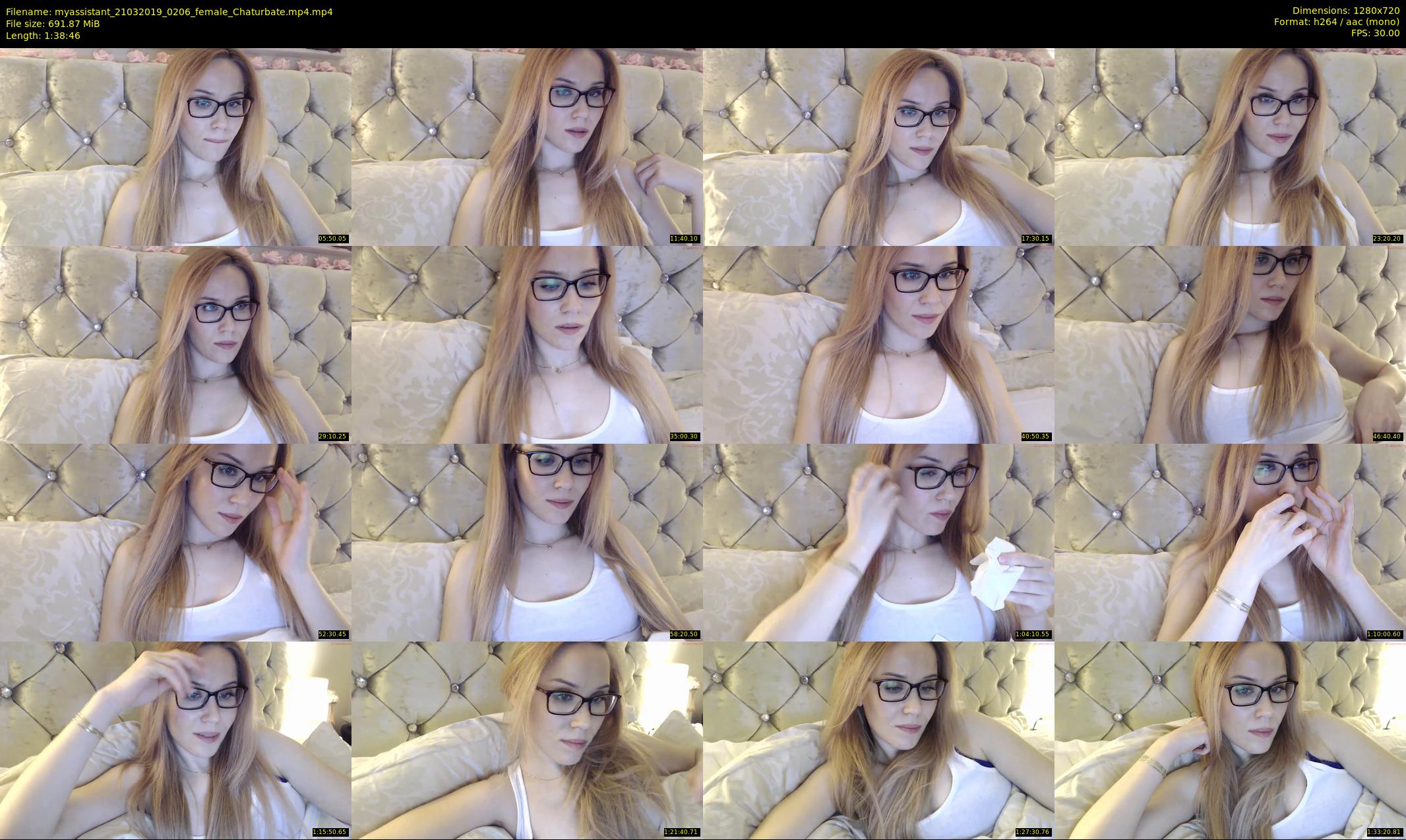 myassistant — 99 minute Chaturbate female cam show recording, 720p, Mar 21, 2019
