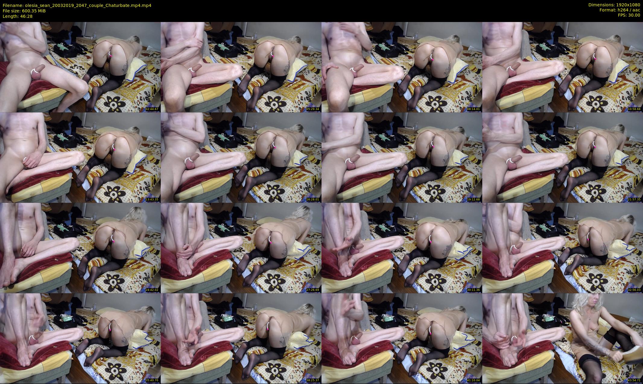 olesia_sean — 47 minute Chaturbate couple cam show recording, 1080p, Mar 20, 2019