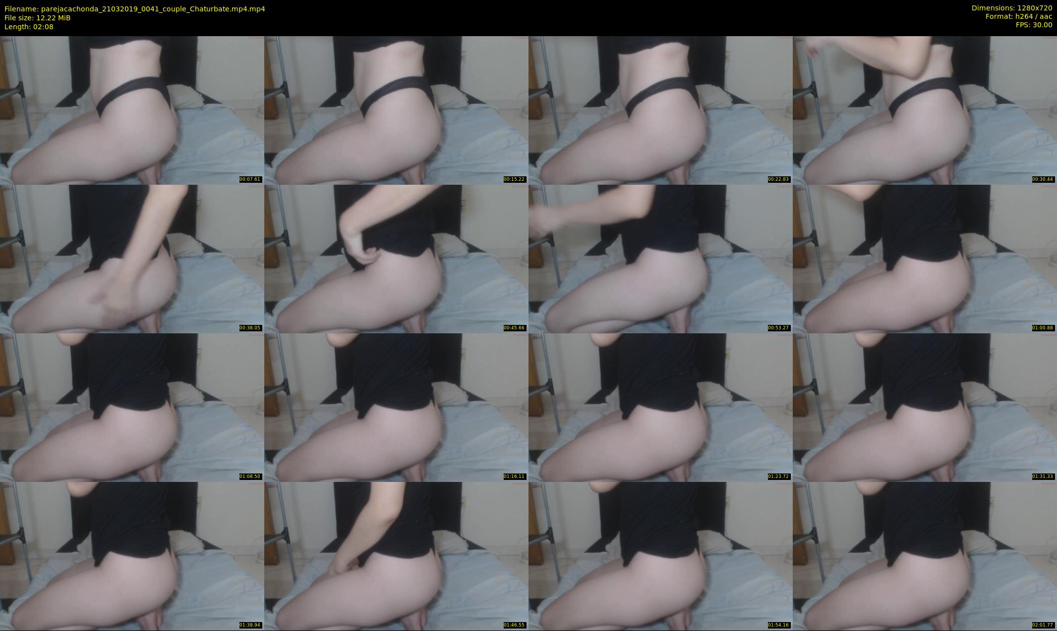 parejacachonda — 3 minute Chaturbate couple cam show recording, 720p, Mar 21, 2019