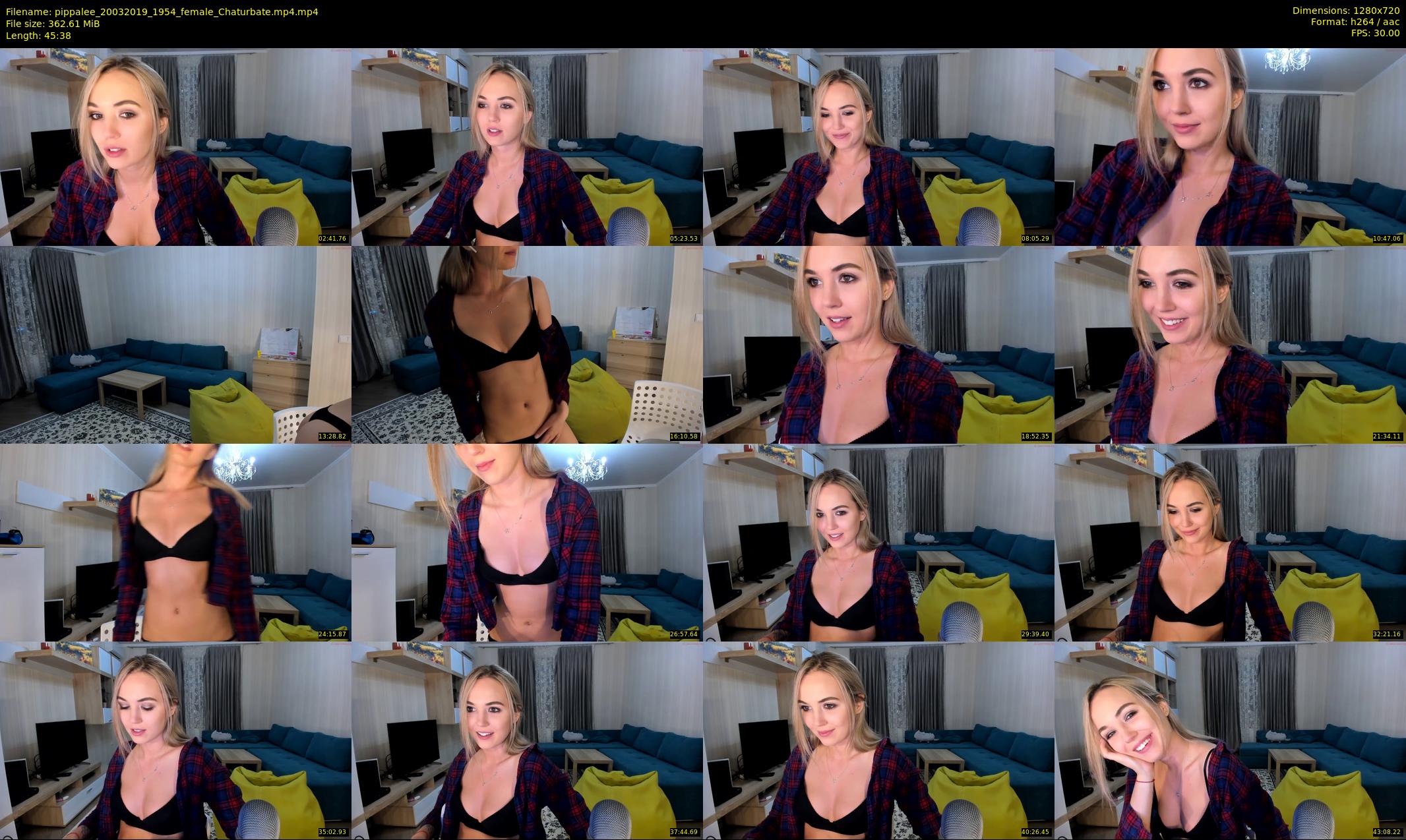 pippalee — 46 minute Chaturbate female cam show recording, 720p, Mar 20, 2019