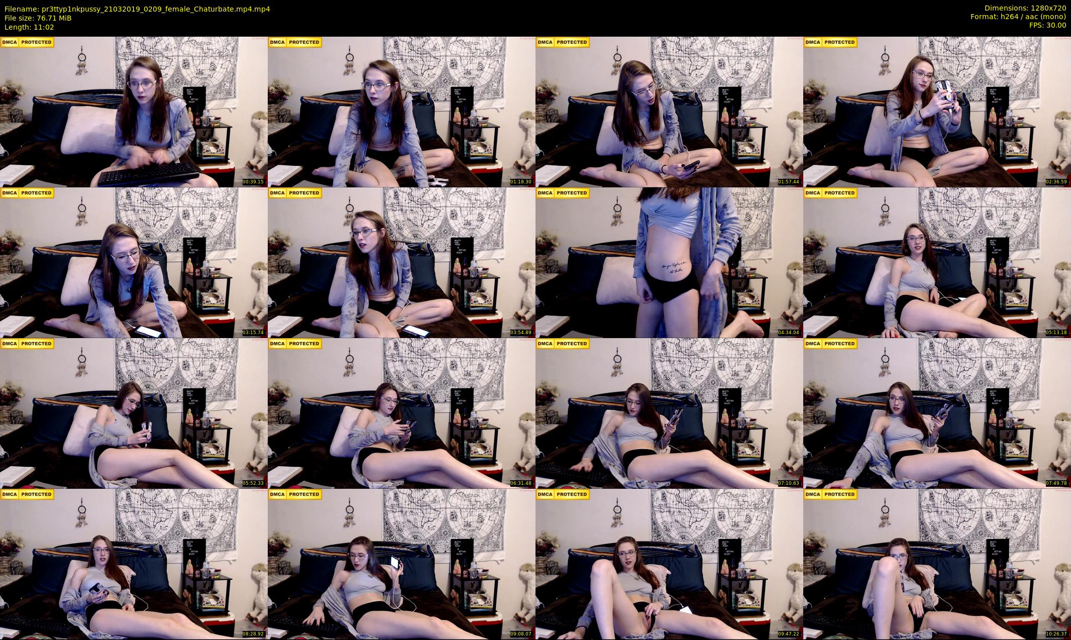 pr3ttyp1nkpussy — 12 minute Chaturbate couple cam show recording, 720p, Mar 21, 2019