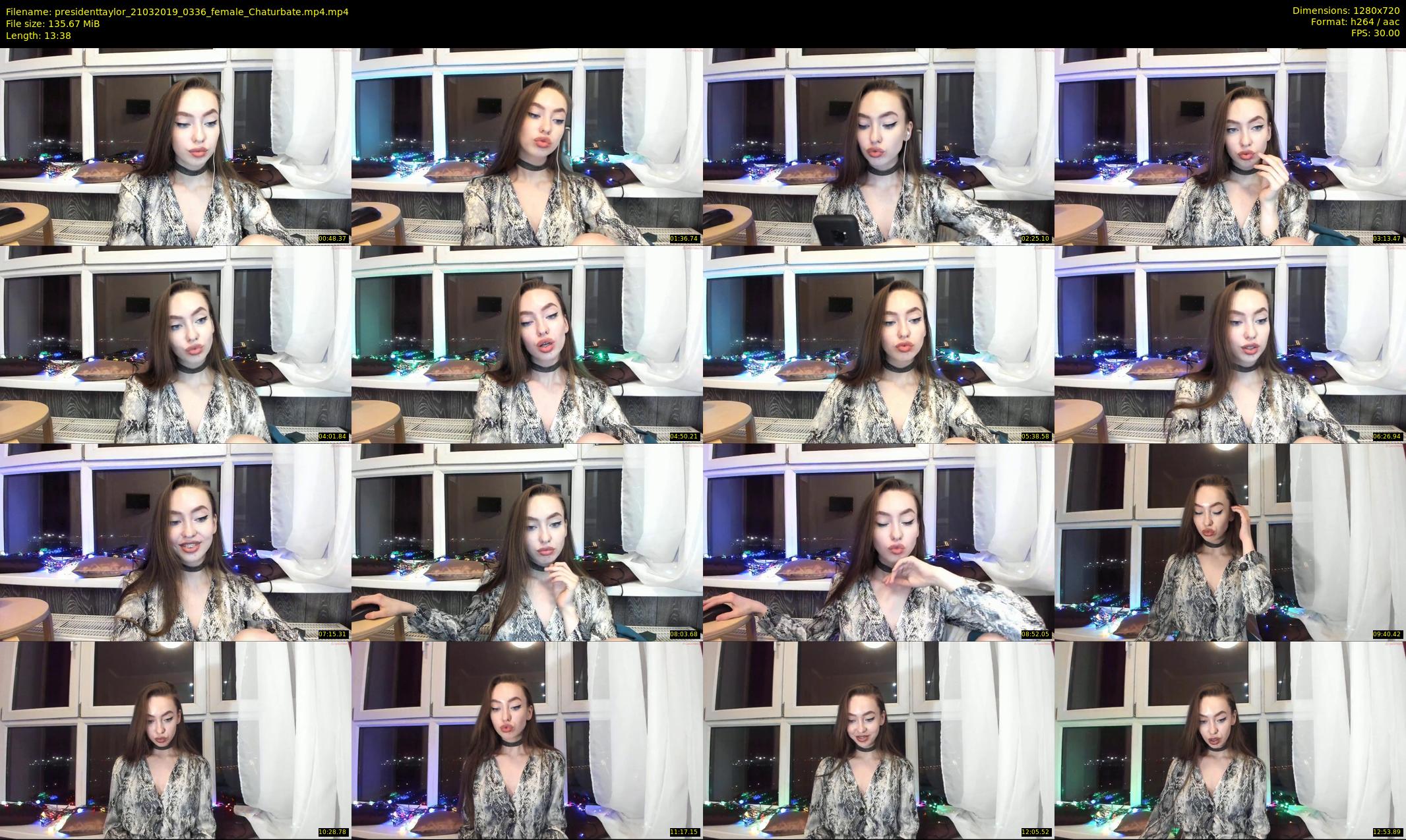 presidenttaylor — 14 minute Chaturbate female cam show recording, 720p, Mar 21, 2019