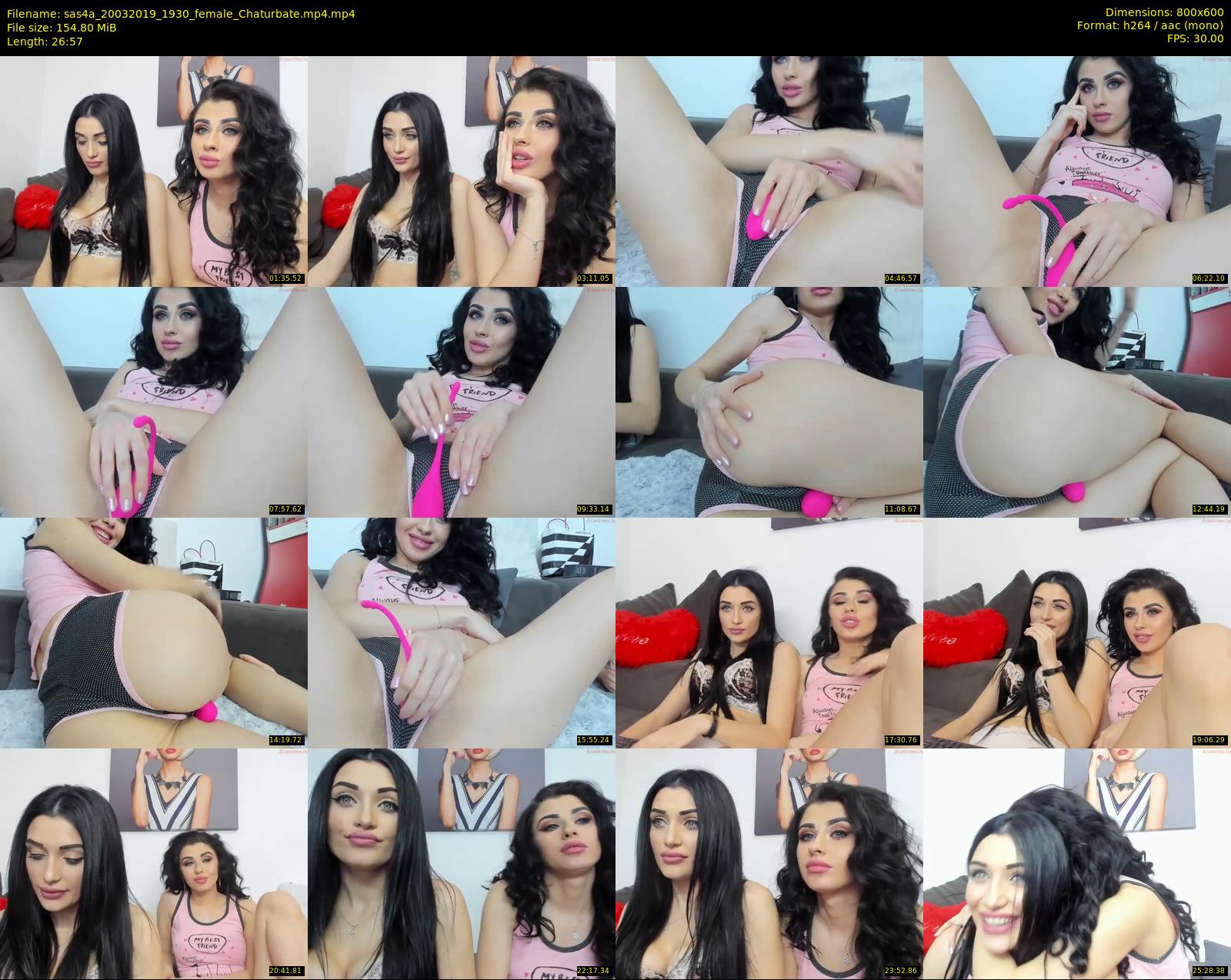 sas4a — 27 minute Chaturbate female cam show recording, 480p, Mar 20, 2019