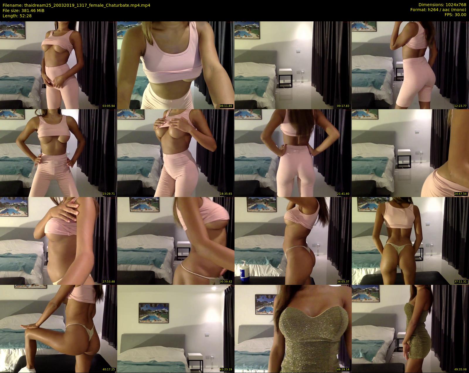 thaidream25 — 53 minute Chaturbate female cam show recording, 720p, Mar 20, 2019