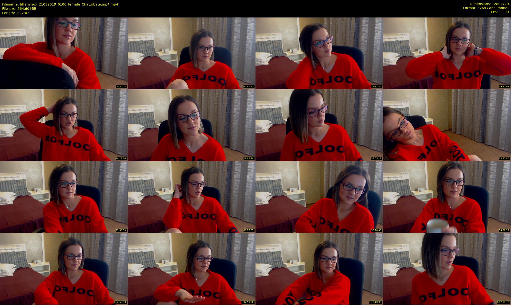 tiffanyriox — 83 minute Chaturbate female cam show recording, 720p, Mar 21, 2019