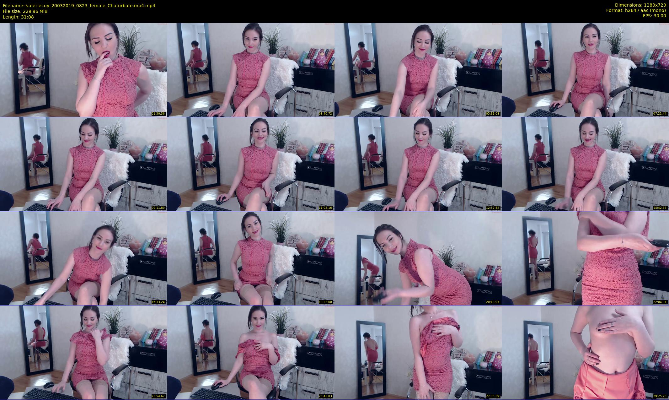 valeriecoy — 32 minute Chaturbate female cam show recording, 720p, Mar 20, 2019