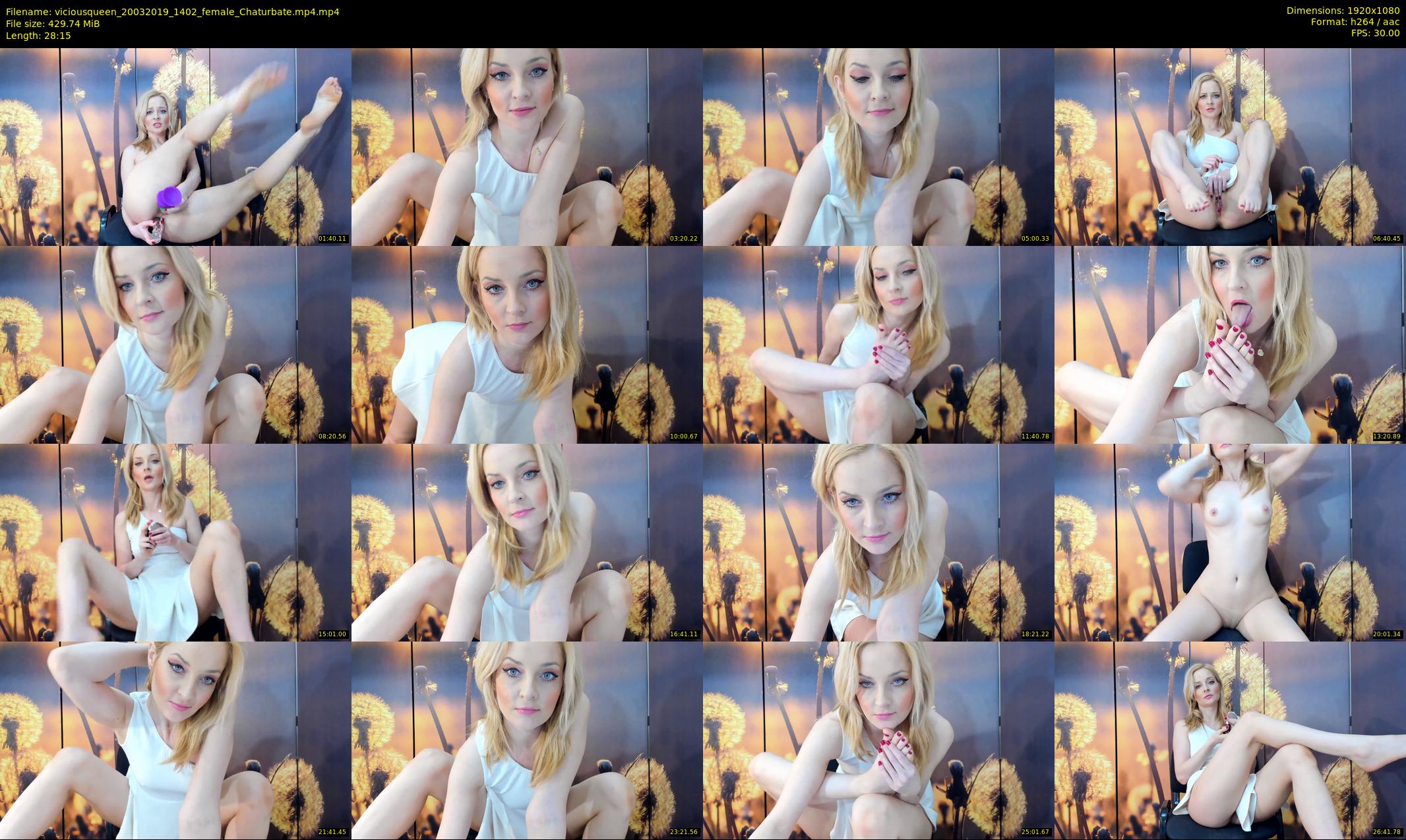viciousqueen — 29 minute Chaturbate female cam show recording, 1080p, Mar 20, 2019