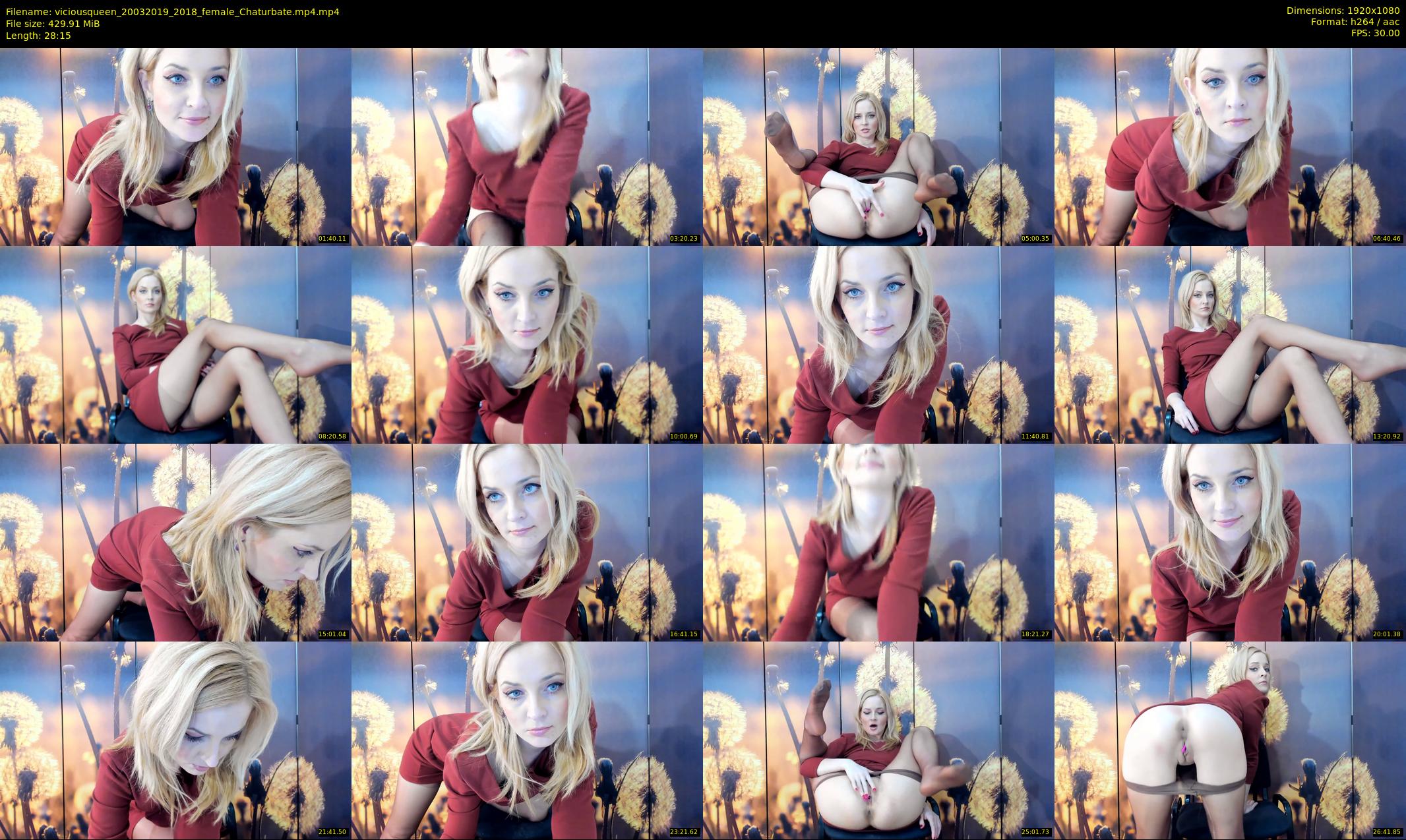 viciousqueen — 29 minute Chaturbate female cam show recording, 1080p, Mar 20, 2019