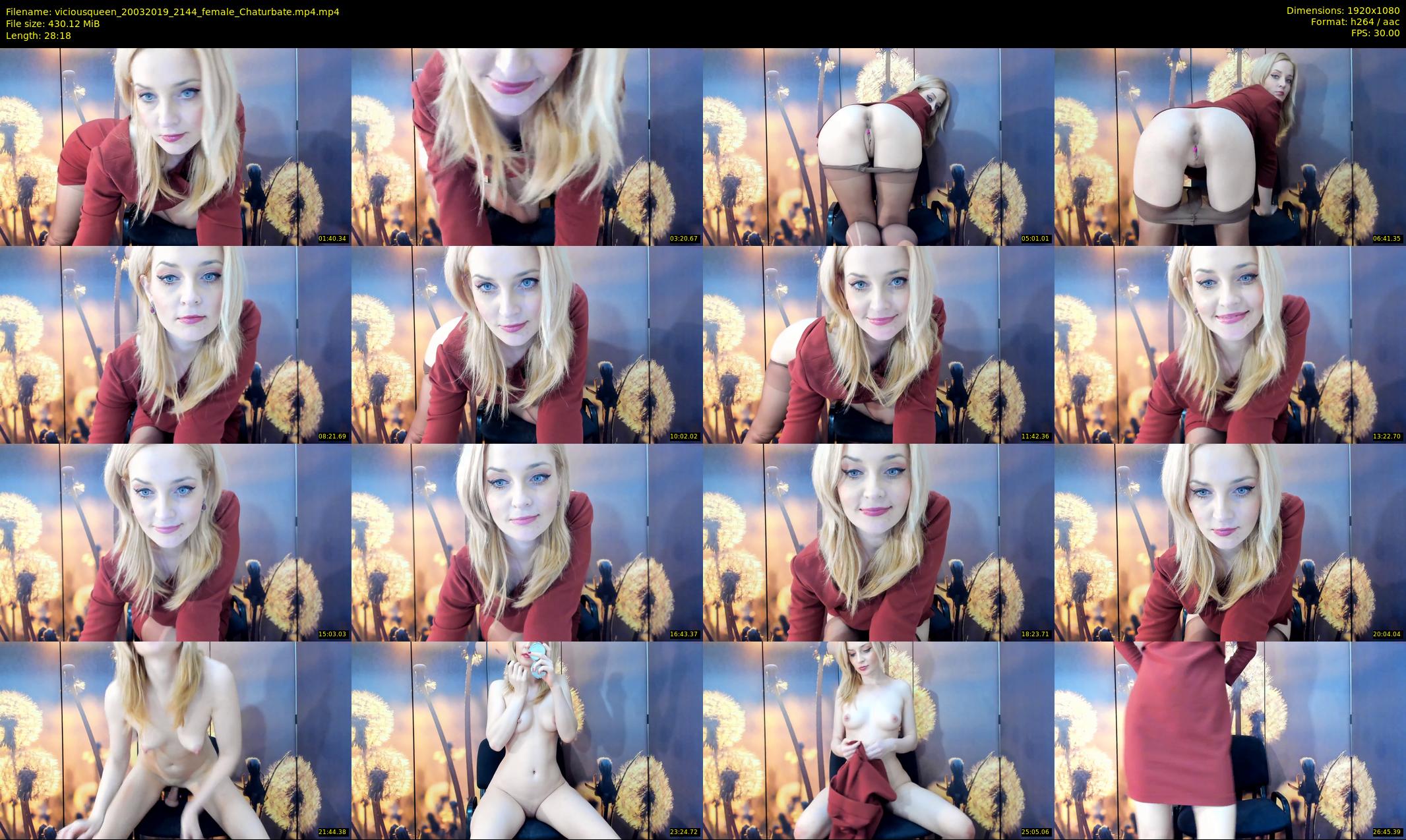 viciousqueen — 29 minute Chaturbate female cam show recording, 1080p, Mar 20, 2019