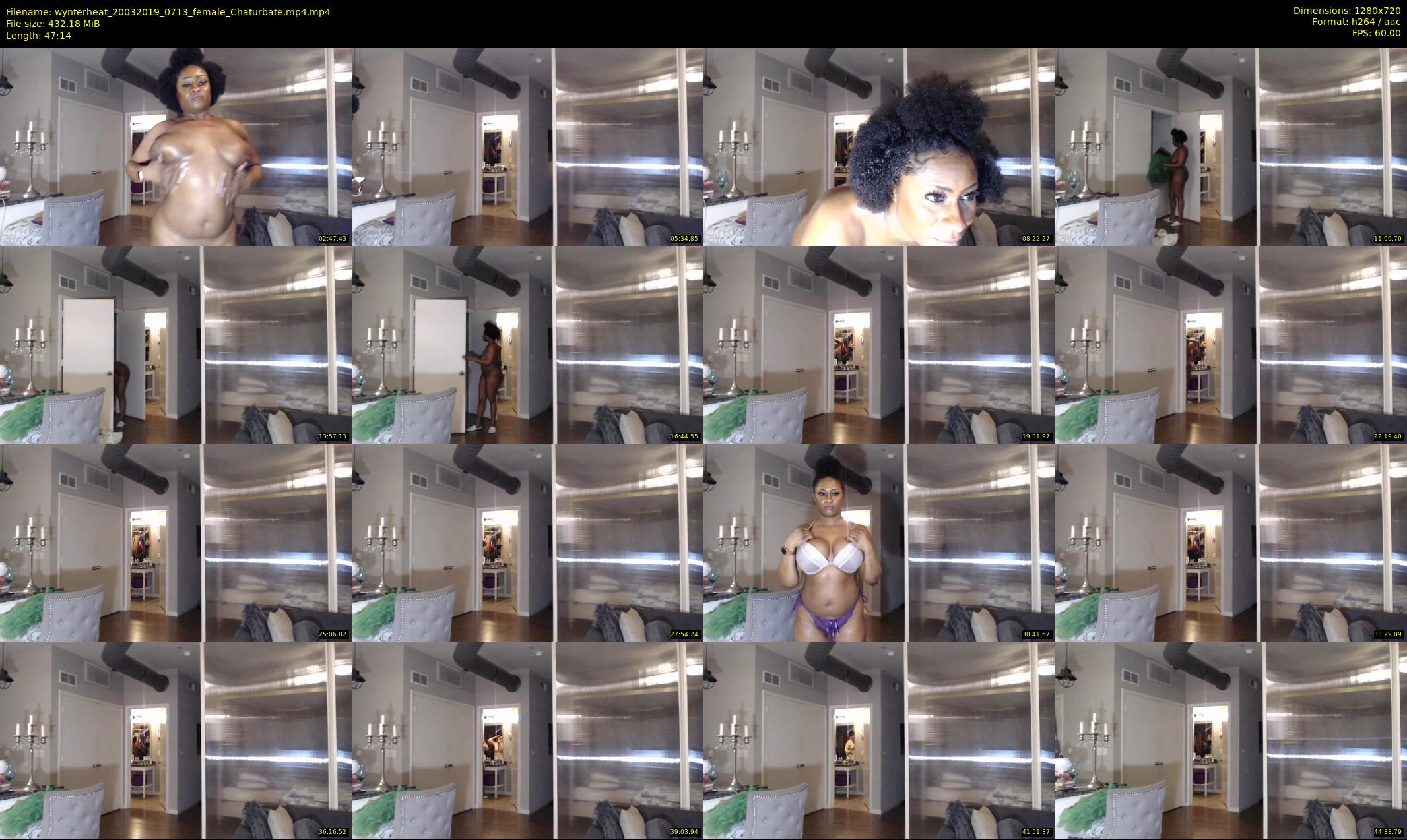 wynterheat — 48 minute Chaturbate female cam show recording, 720p, Mar 20, 2019