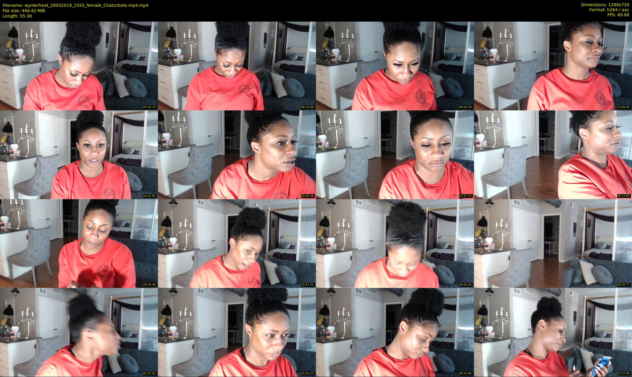wynterheat — 56 minute Chaturbate female cam show recording, 720p, Mar 20, 2019