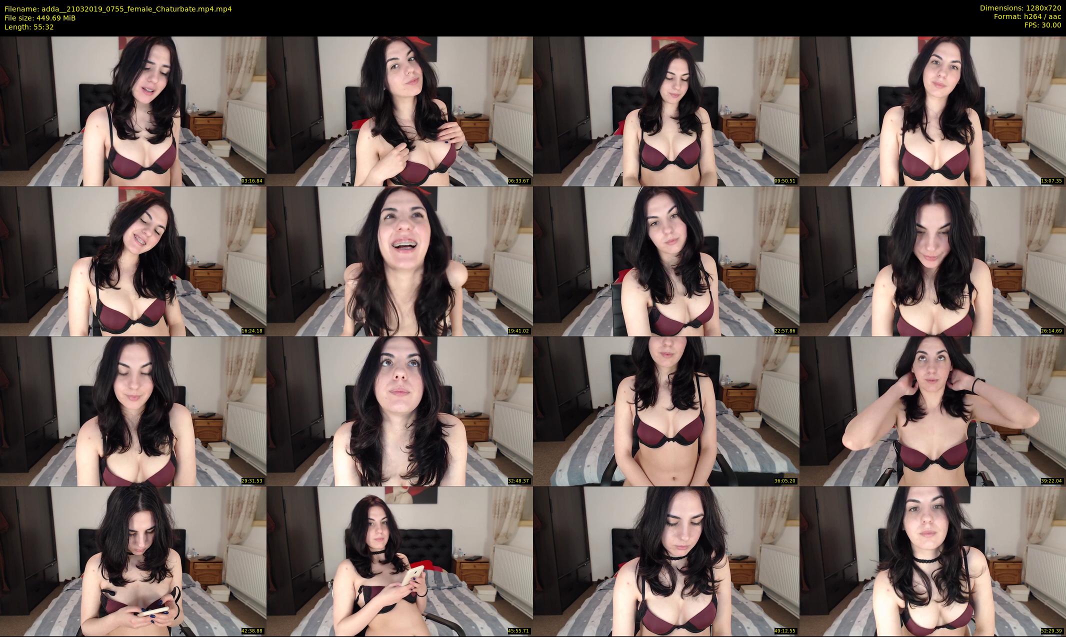 adda_ — 56 minute Chaturbate female cam show recording, 720p, Mar 21, 2019