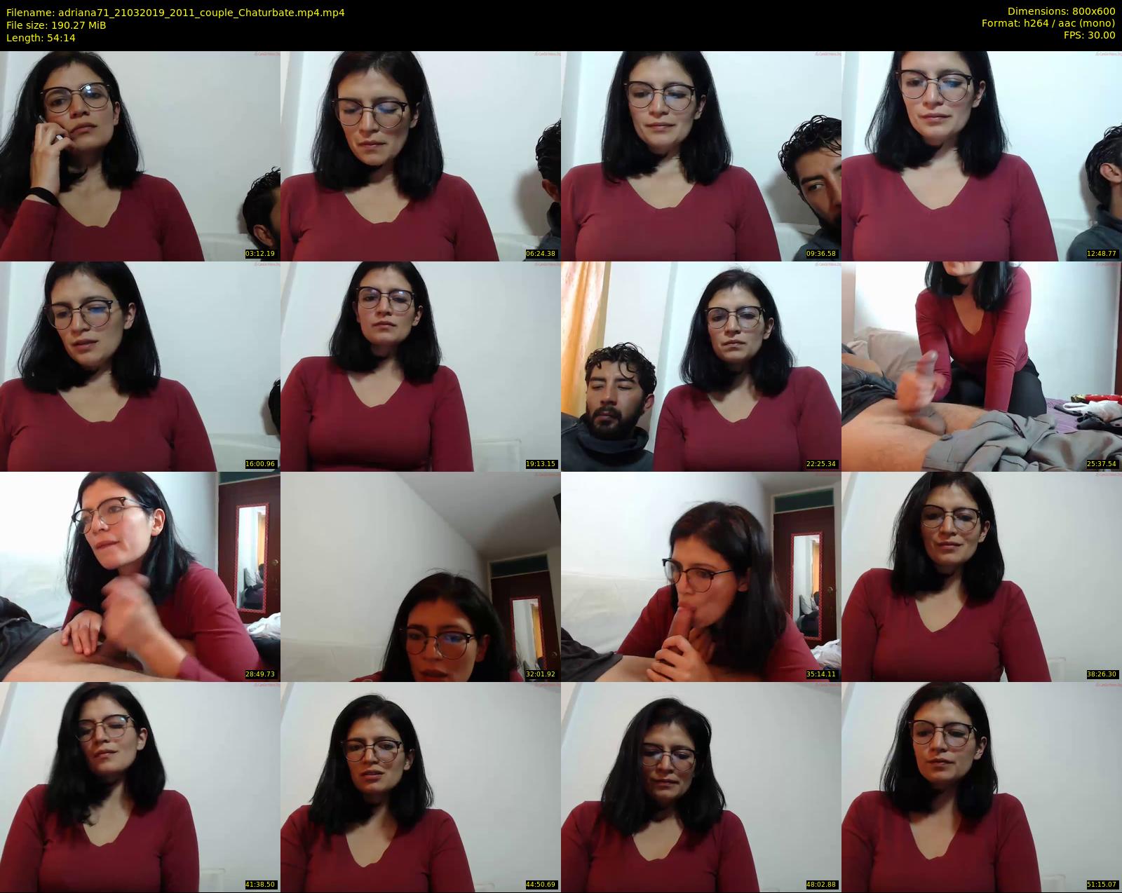 adriana71 — 55 minute Chaturbate couple cam show recording, 480p, Mar 21, 2019