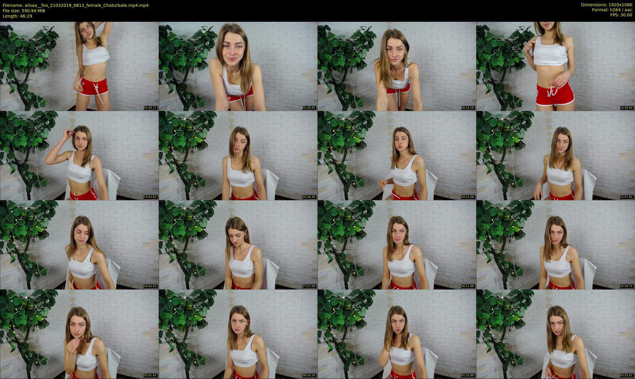 alisaa__fox — 47 minute Chaturbate female cam show recording, 1080p, Mar 21, 2019