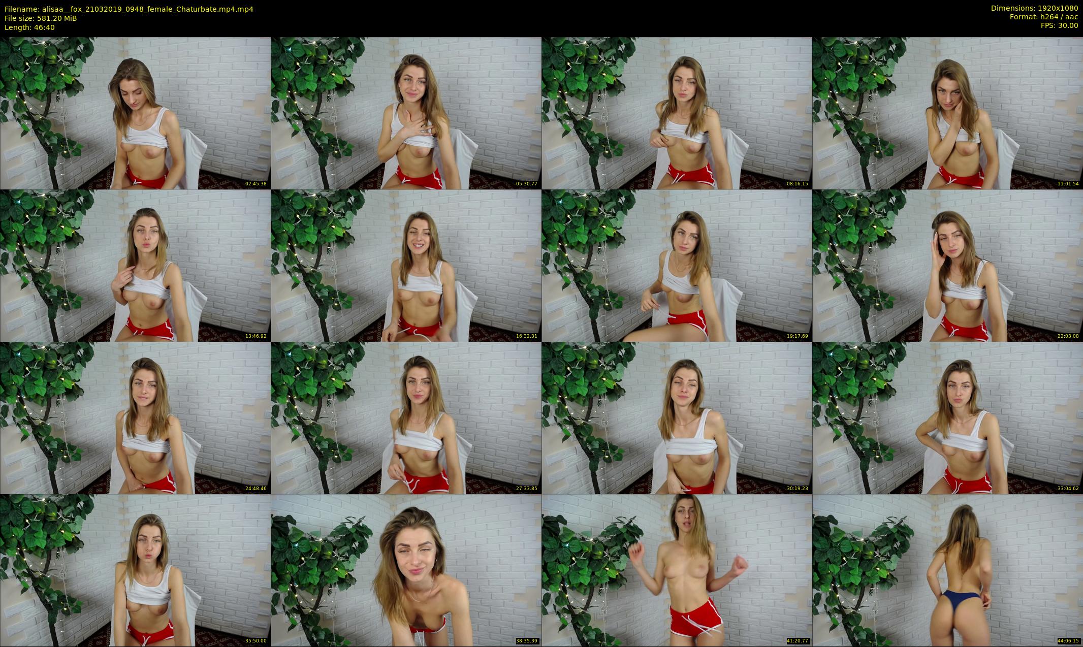 alisaa__fox — 47 minute Chaturbate female cam show recording, 1080p, Mar 21, 2019