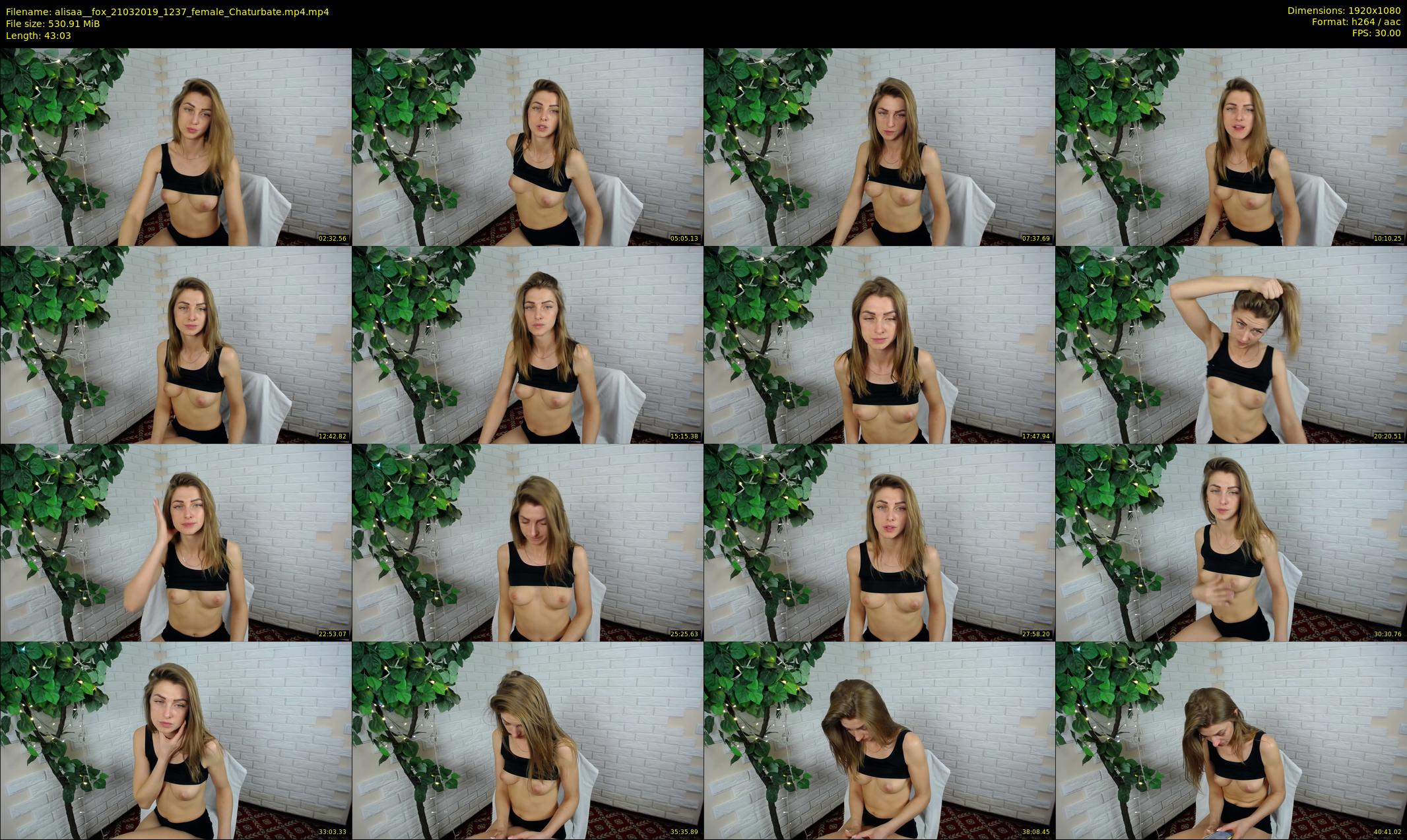 alisaa__fox — 44 minute Chaturbate female cam show recording, 1080p, Mar 21, 2019