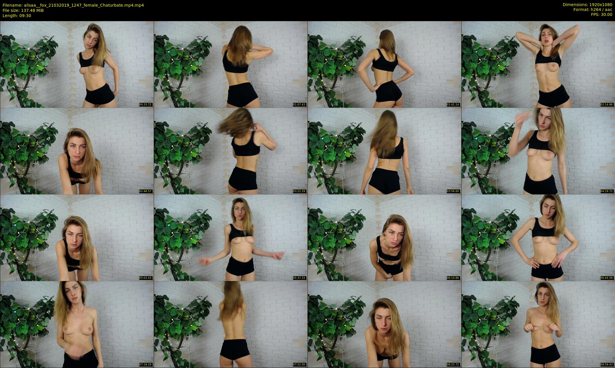 alisaa__fox — 10 minute Chaturbate female cam show recording, 1080p, Mar 21, 2019