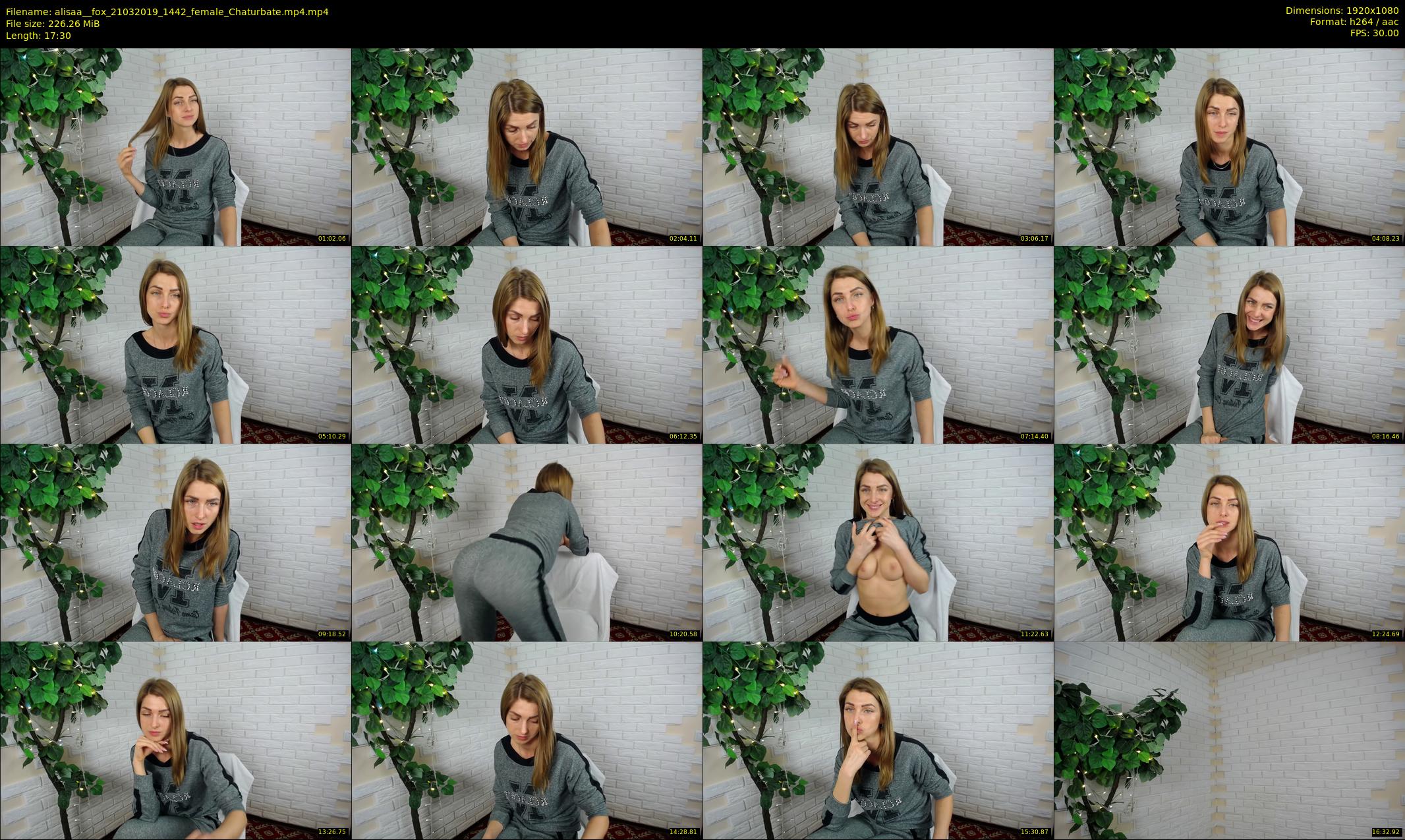 alisaa__fox — 18 minute Chaturbate female cam show recording, 1080p, Mar 21, 2019