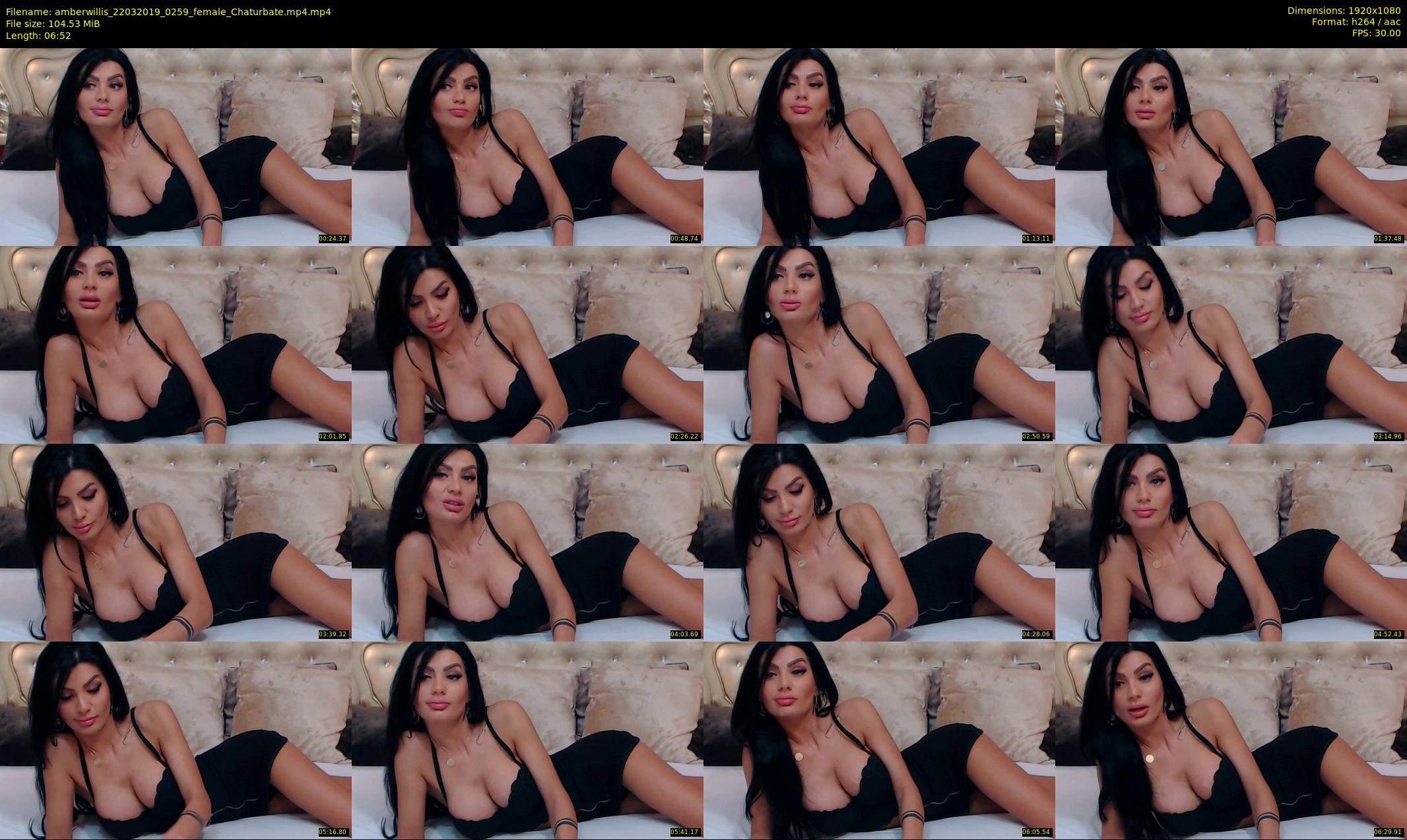 amberwillis — 7 minute Chaturbate female cam show recording, 1080p, Mar 22, 2019