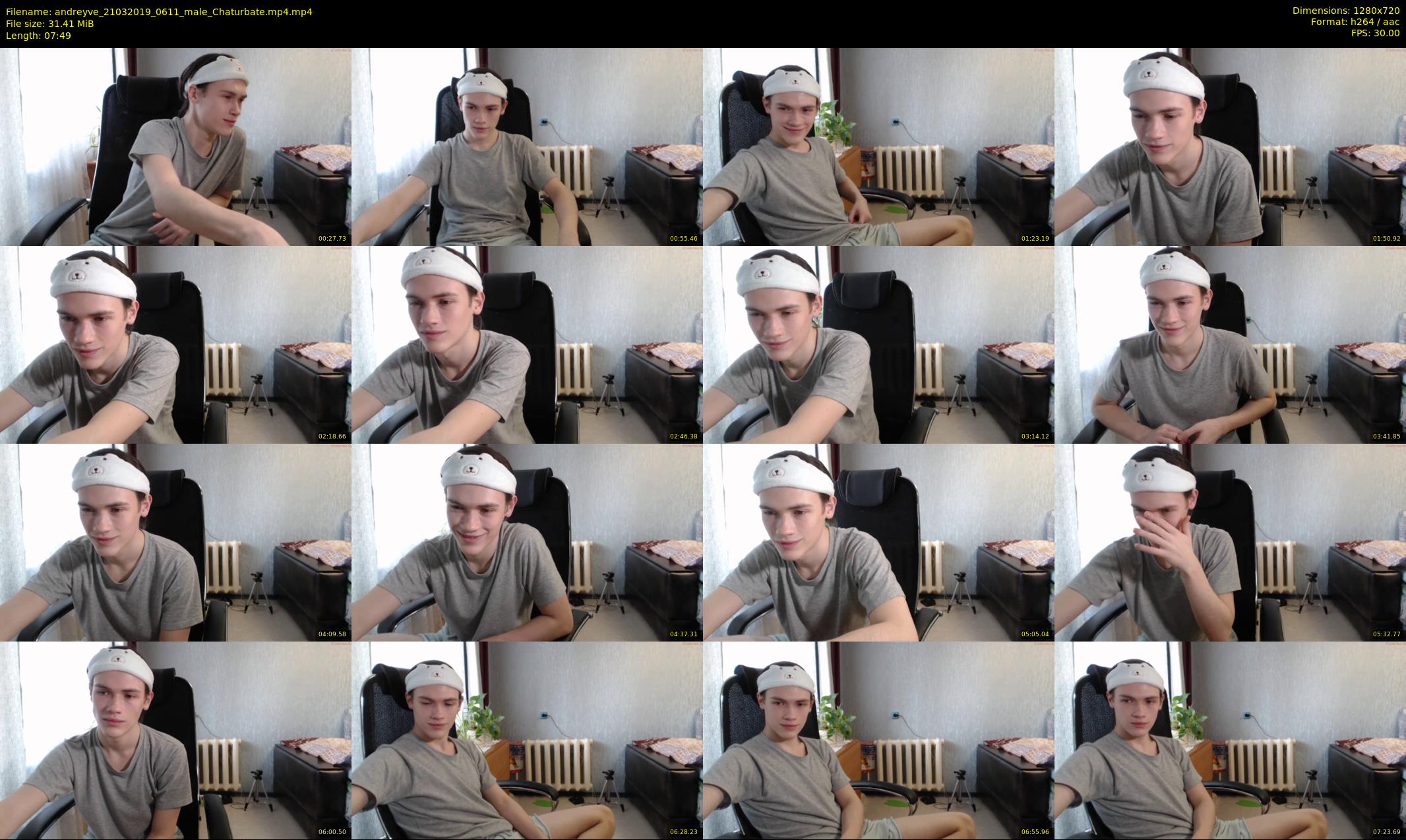 andreyve — 8 minute Chaturbate male cam show recording, 720p, Mar 21, 2019