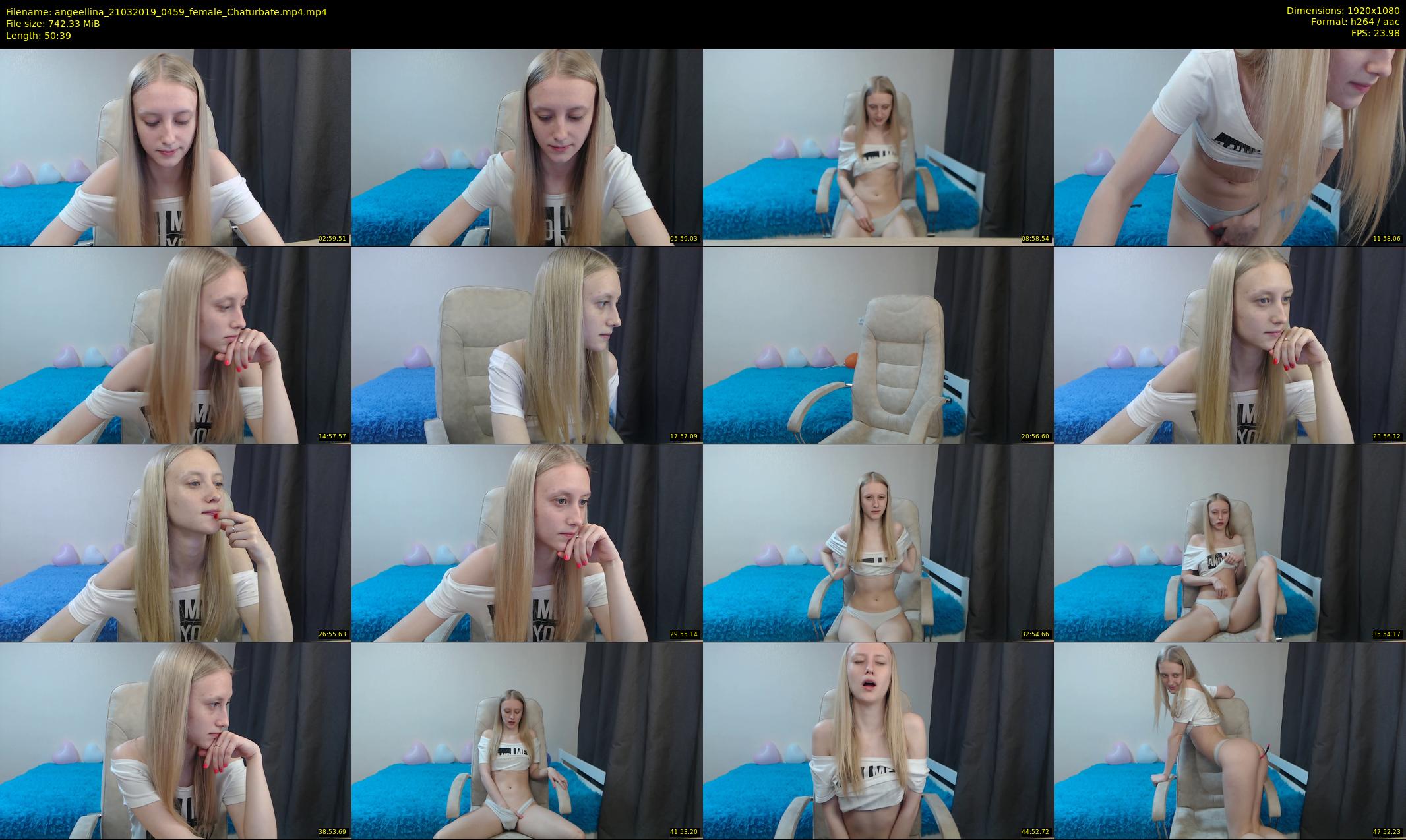 angeellina — 51 minute Chaturbate female cam show recording, 1080p, Mar 21, 2019