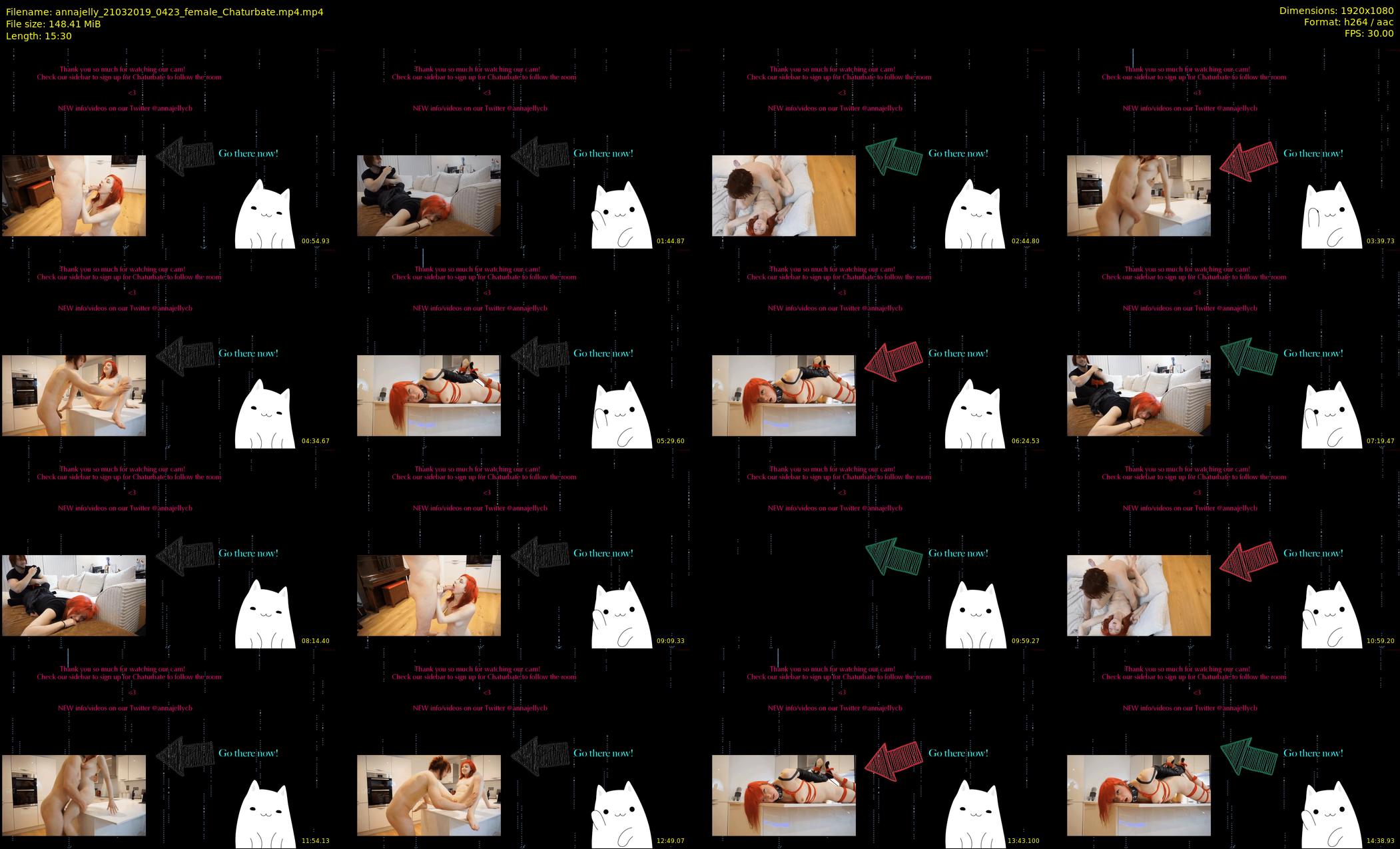 annajelly — 16 minute Chaturbate couple cam show recording, 1080p, Mar 21, 2019