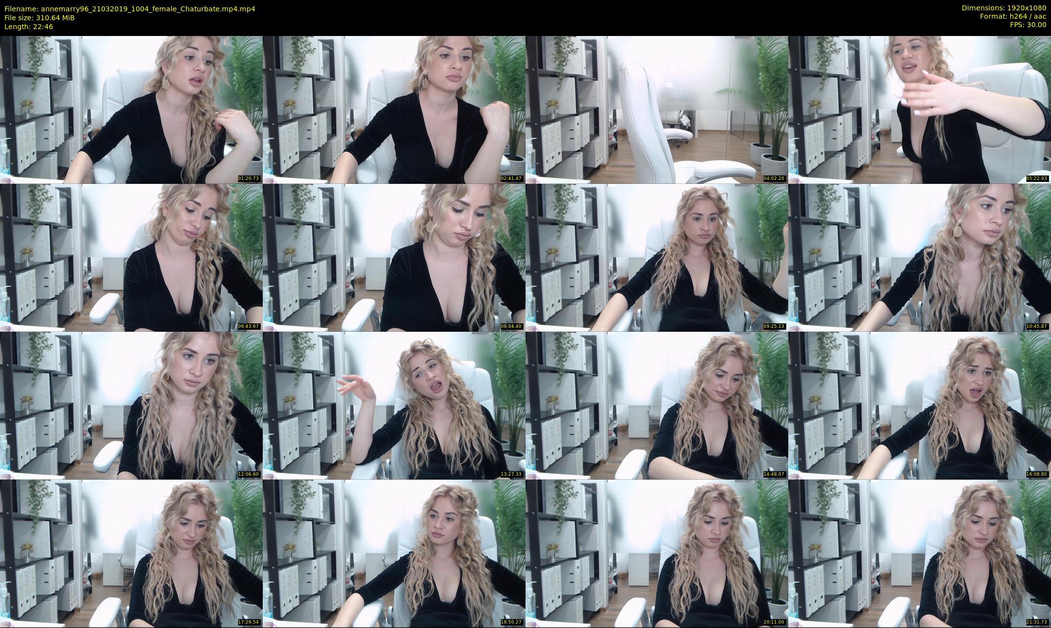 annemarry96 — 23 minute Chaturbate female cam show recording, 1080p, Mar 21, 2019