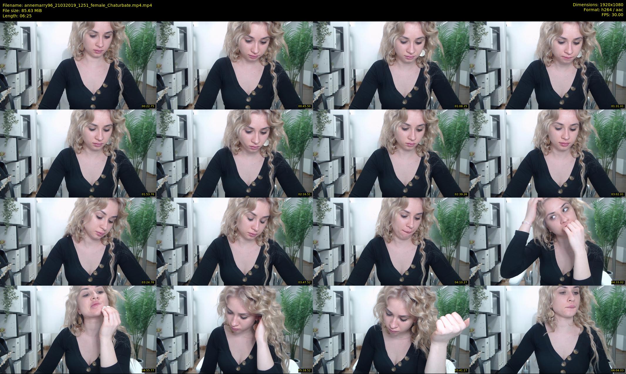 annemarry96 — 7 minute Chaturbate female cam show recording, 1080p, Mar 21, 2019