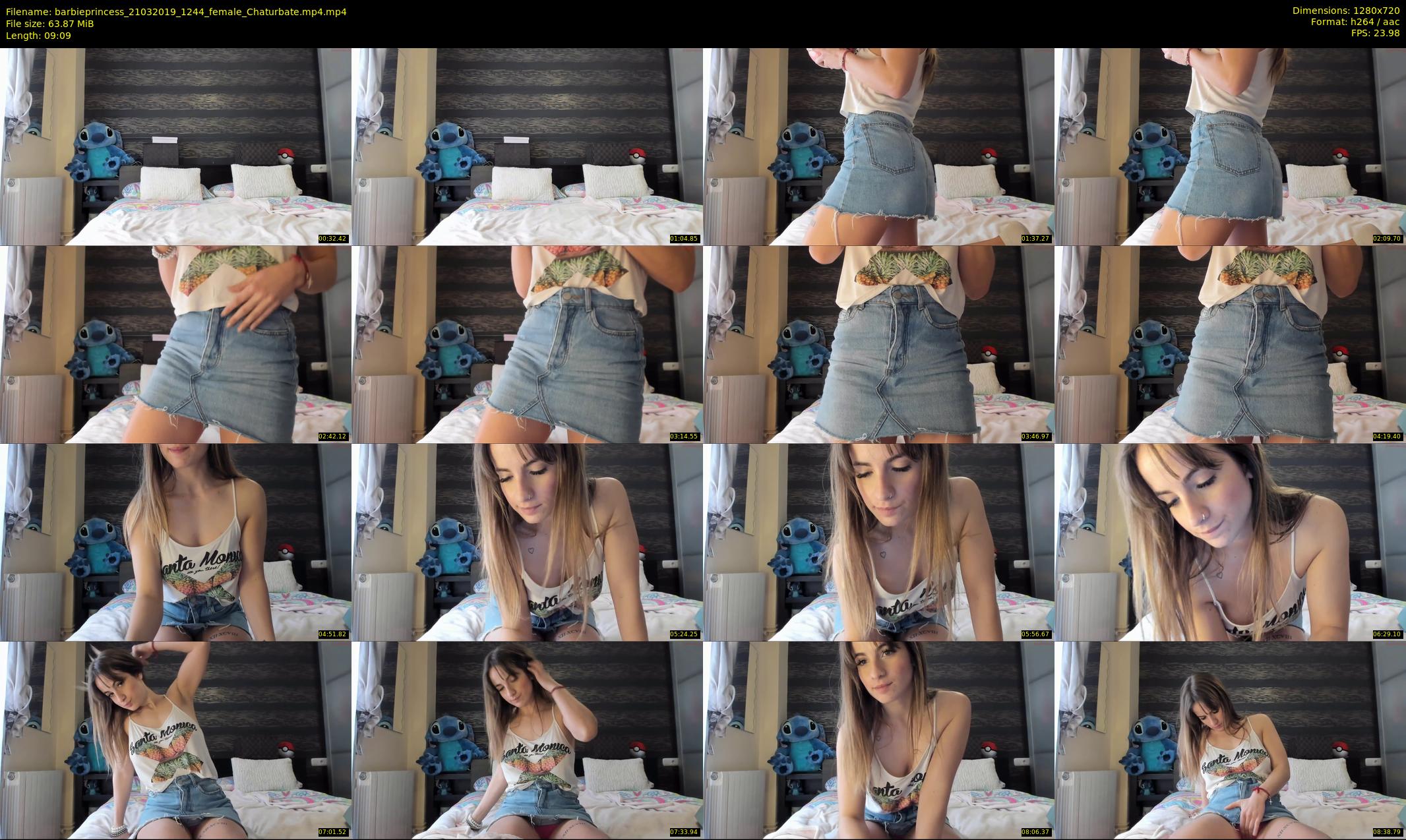 barbieprincess — 10 minute Chaturbate female cam show recording, 720p, Mar 21, 2019