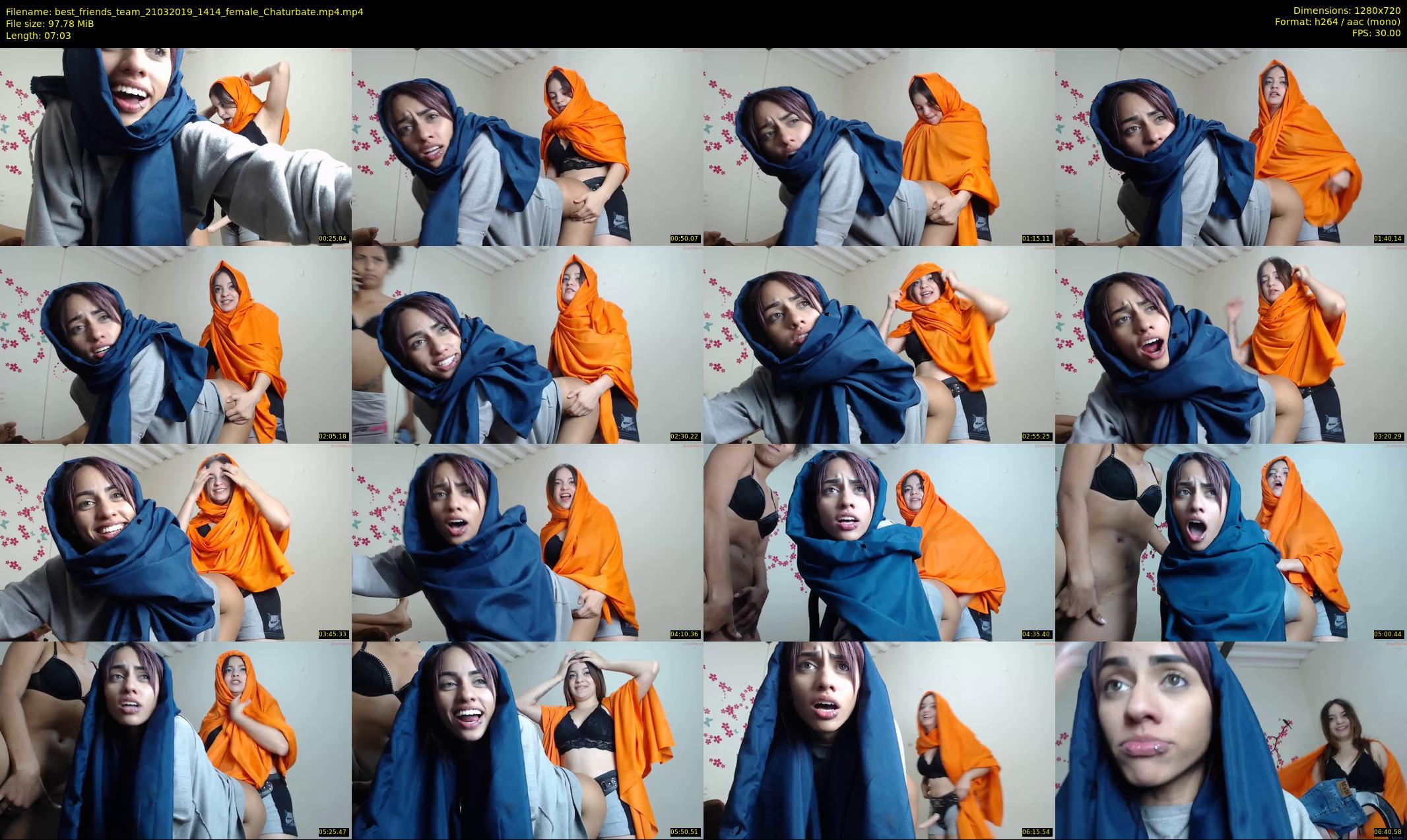 best_friends_team — 8 minute Chaturbate female cam show recording, 720p, Mar 21, 2019