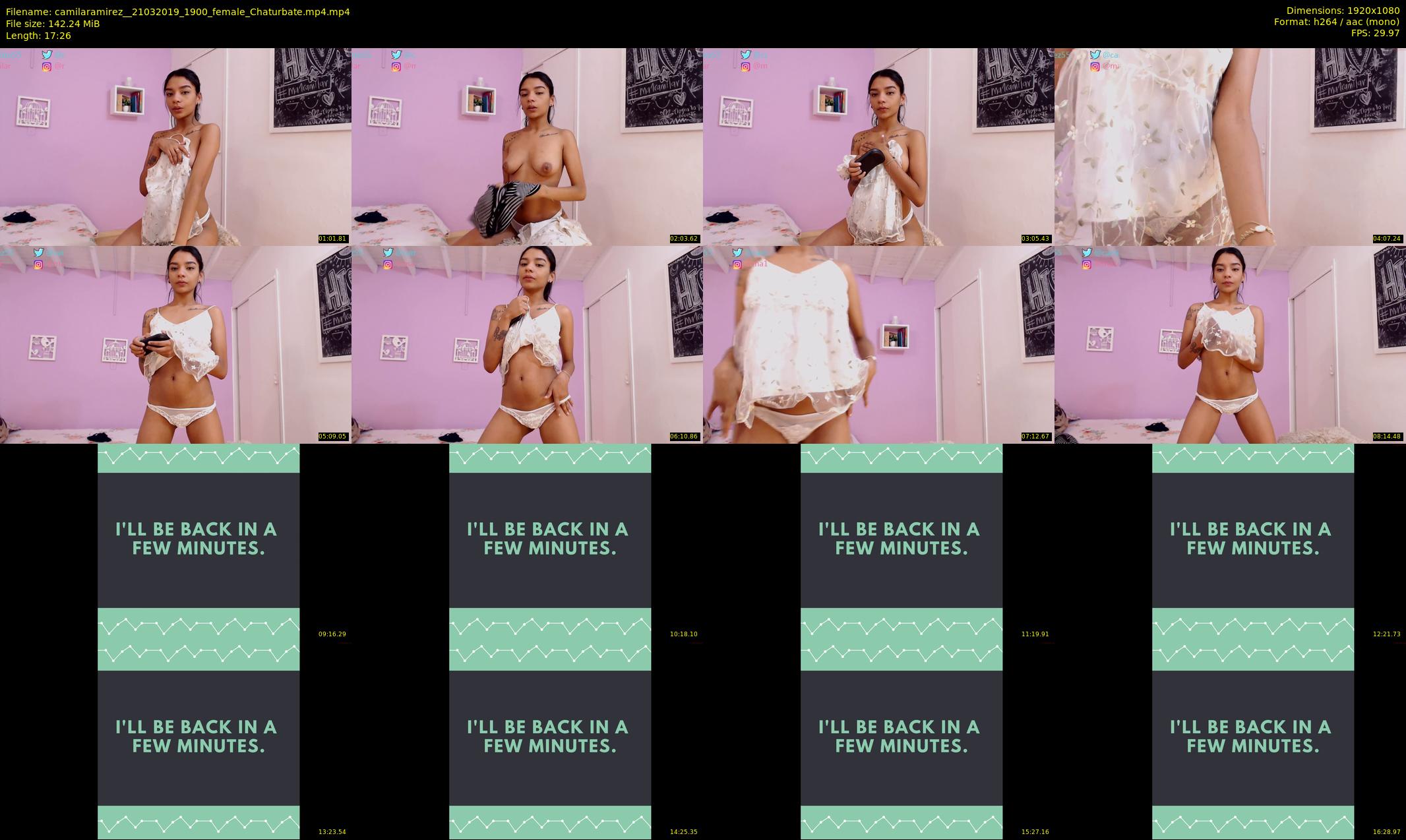 camilaramirez_ — 18 minute Chaturbate female cam show recording, 1080p, Mar 21, 2019