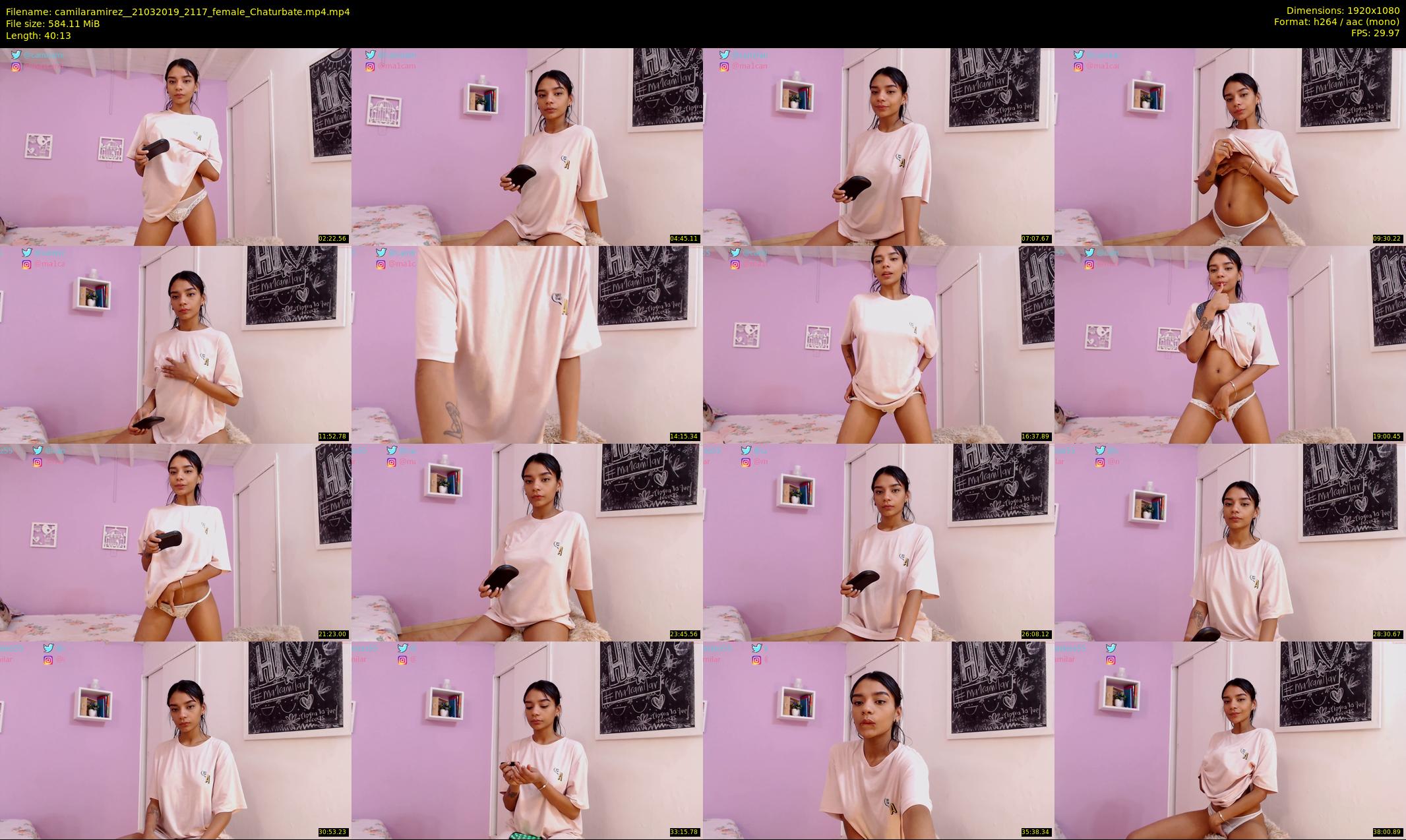 camilaramirez_ — 41 minute Chaturbate female cam show recording, 1080p, Mar 21, 2019