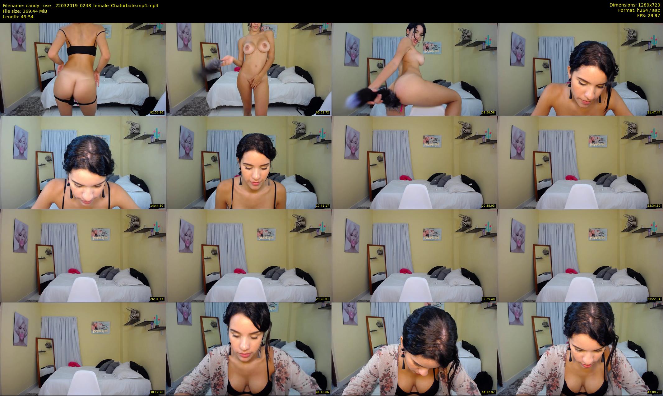 candy_rose_ — 50 minute Chaturbate female cam show recording, 720p, Mar 22, 2019