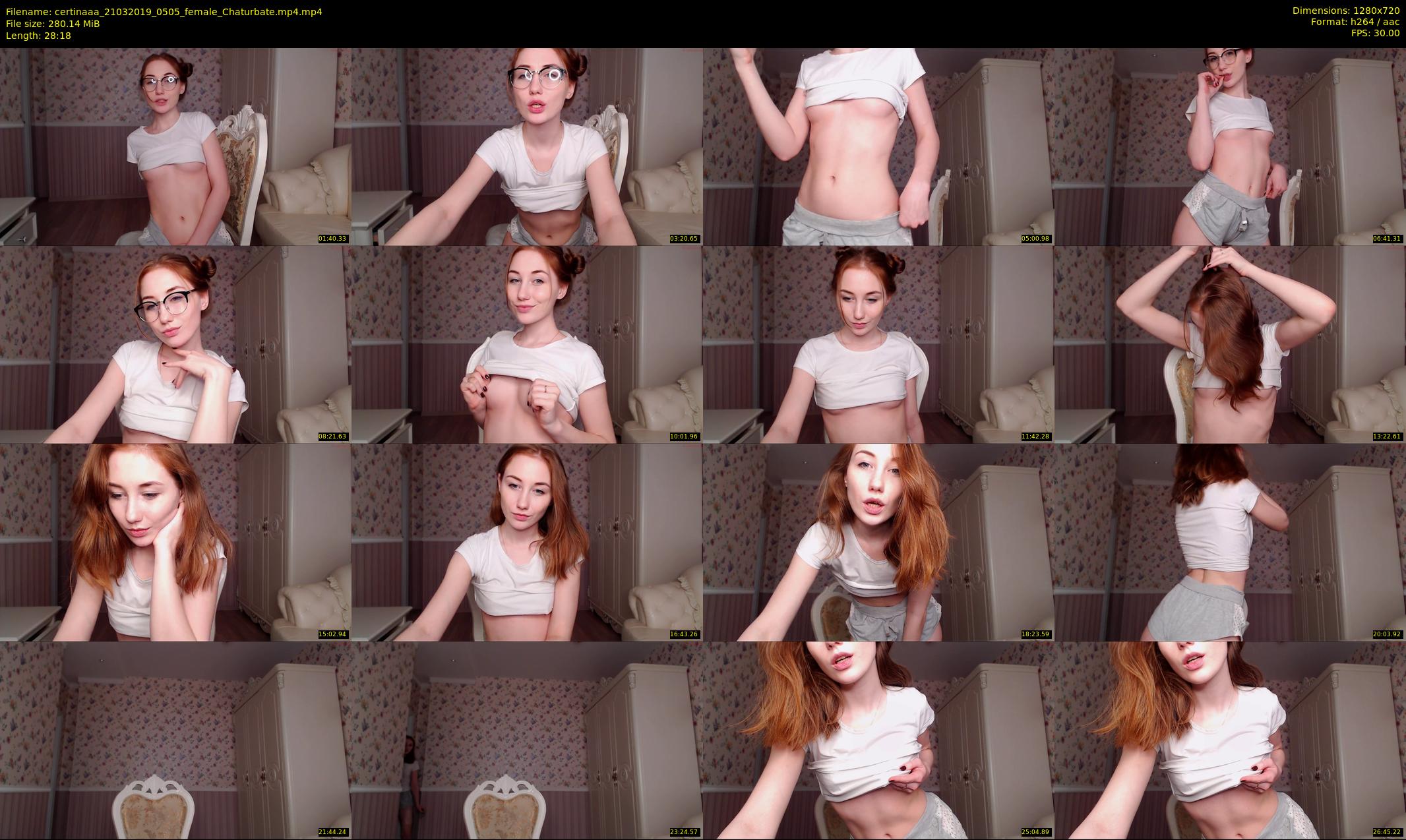 certinaaa — 29 minute Chaturbate female cam show recording, 720p, Mar 21, 2019