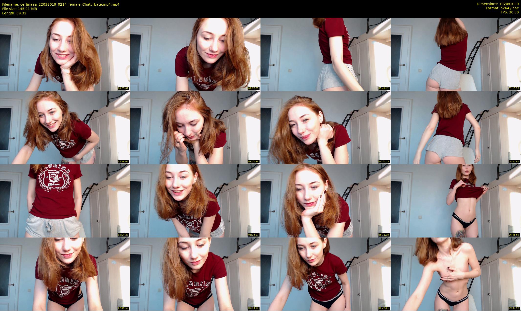 certinaaa — 10 minute Chaturbate female cam show recording, 1080p, Mar 22, 2019