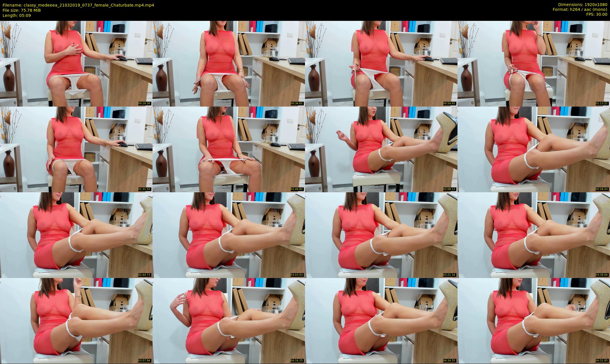 classy_medeeea — 6 minute Chaturbate female cam show recording, 1080p, Mar 21, 2019