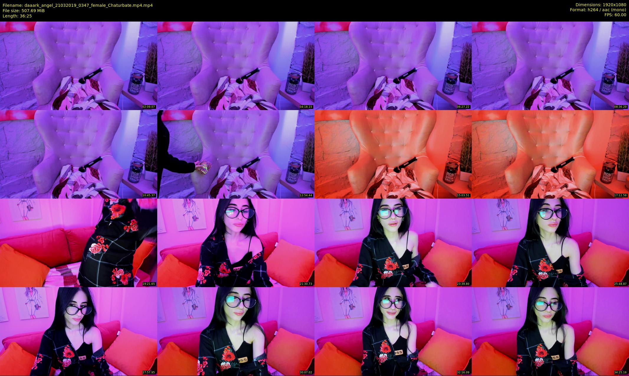 daaark_angel — 37 minute Chaturbate female cam show recording, 1080p, Mar 21, 2019