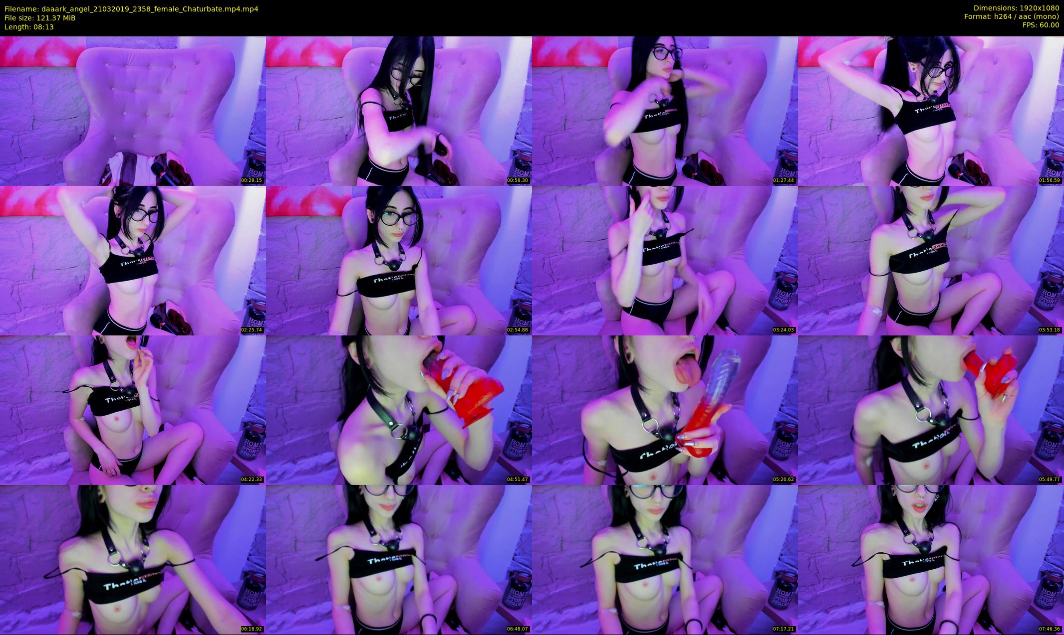 daaark_angel — 9 minute Chaturbate female cam show recording, 1080p, Mar 21, 2019