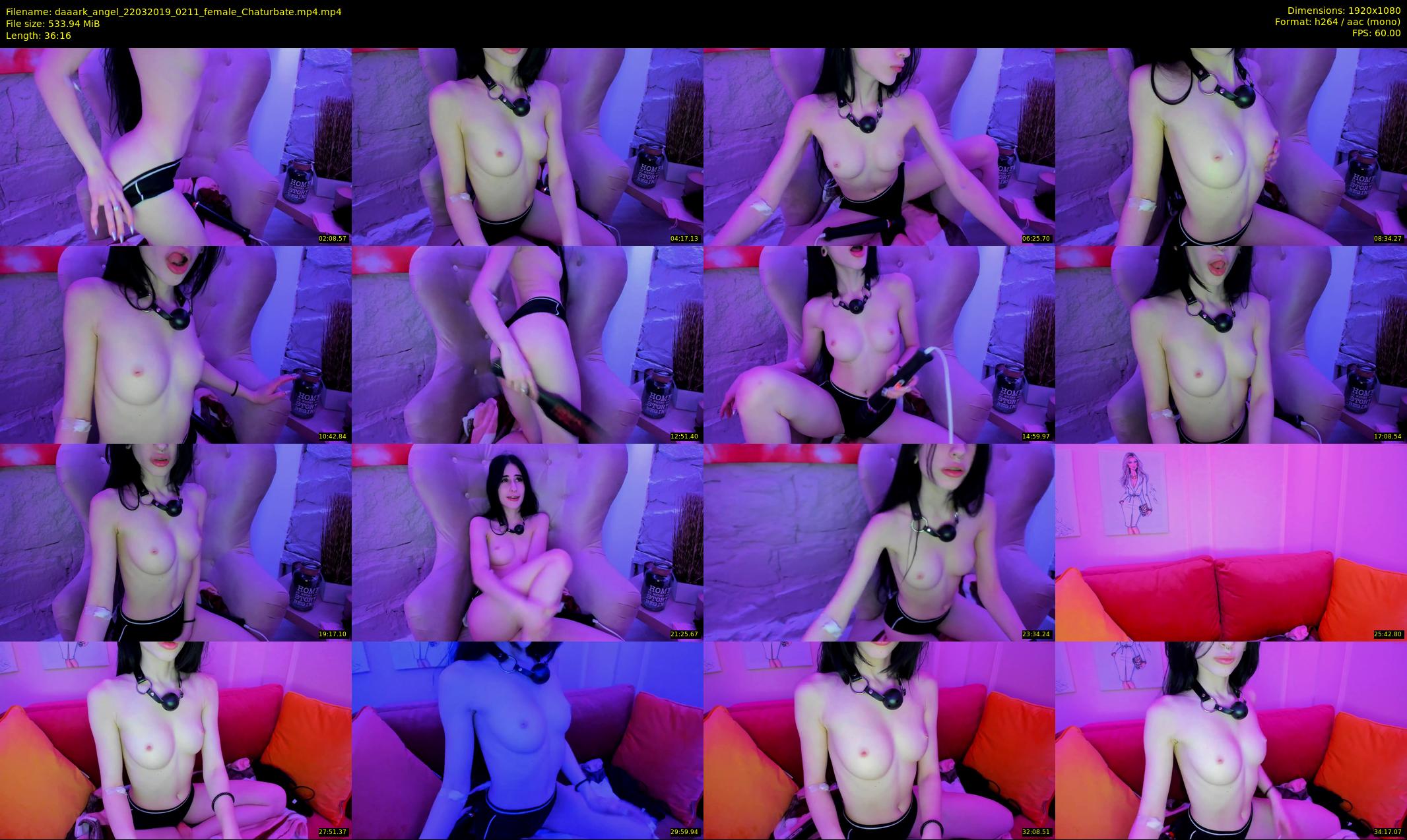 daaark_angel — 37 minute Chaturbate female cam show recording, 1080p, Mar 22, 2019