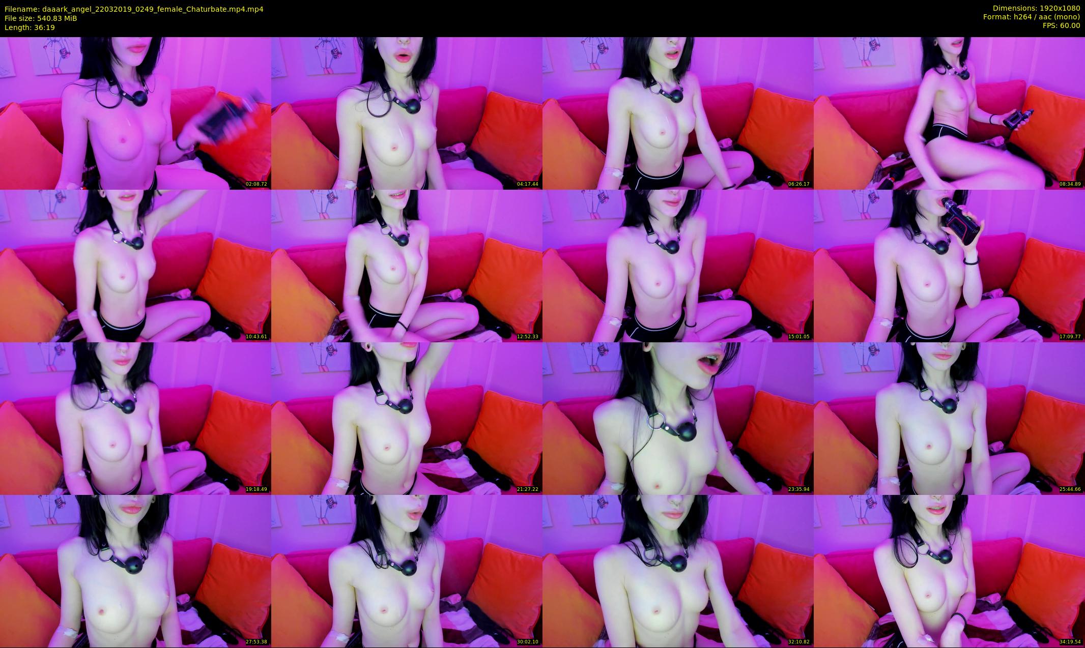 daaark_angel — 37 minute Chaturbate female cam show recording, 1080p, Mar 22, 2019