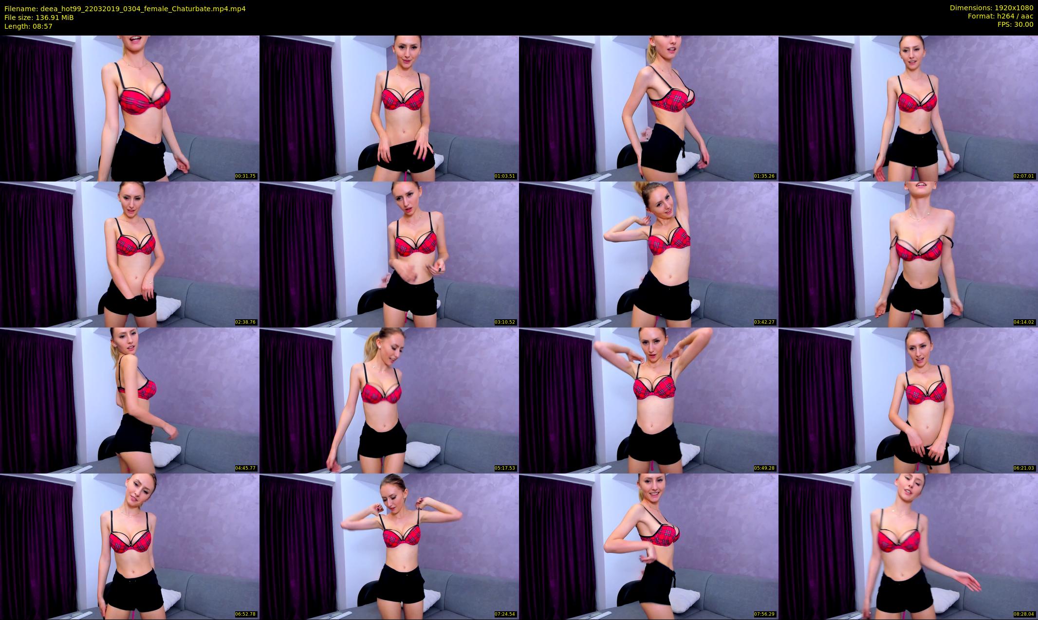 deea_hot99 — 9 minute Chaturbate female cam show recording, 1080p, Mar 22, 2019