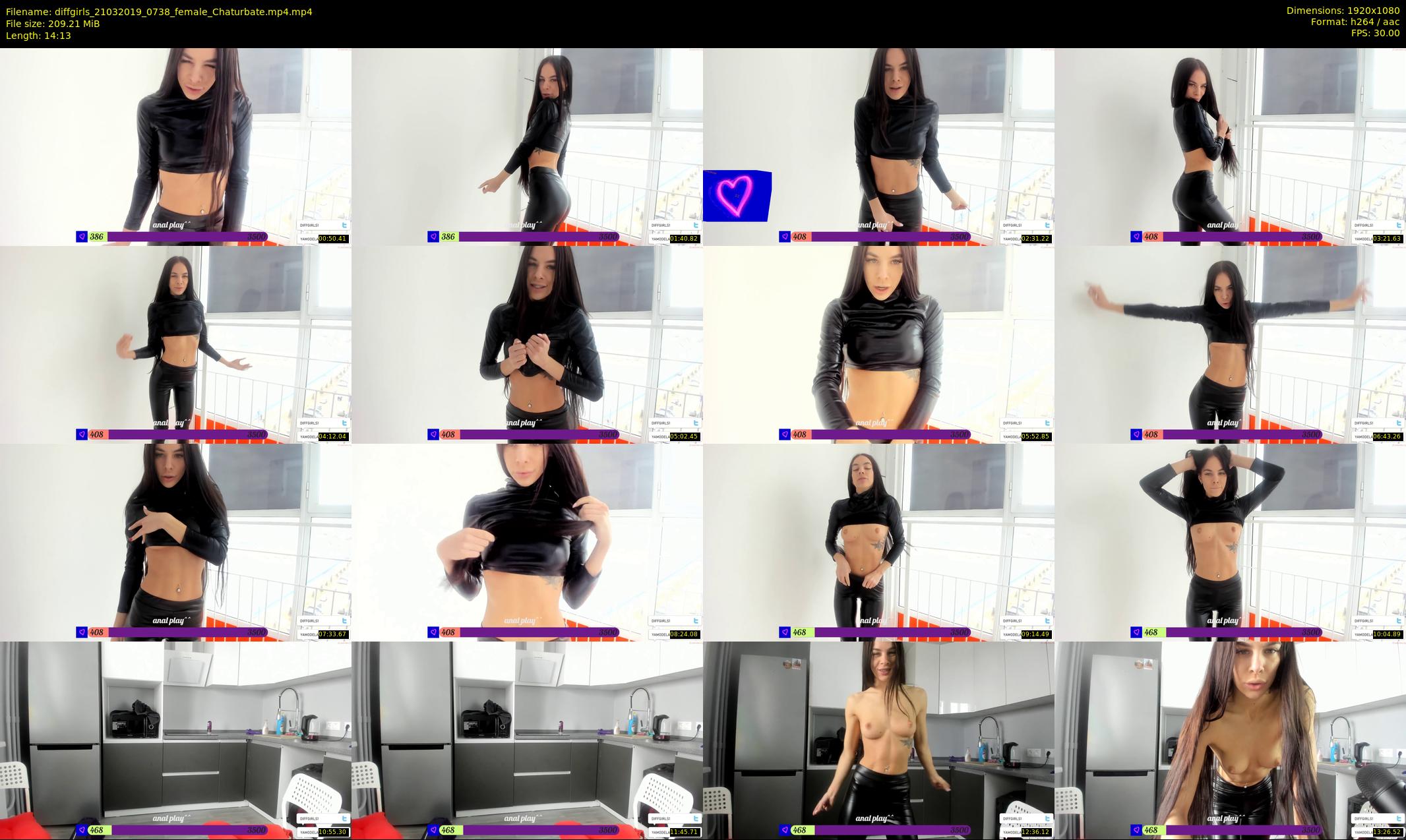 diffgirls — 15 minute Chaturbate female cam show recording, 1080p, Mar 21, 2019