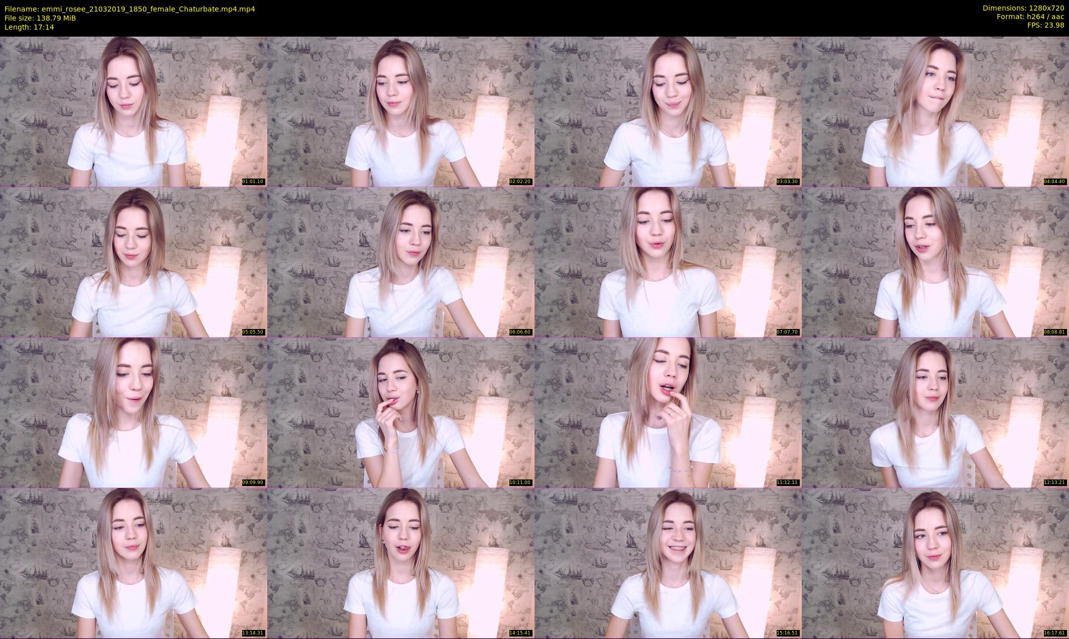 emmi_rosee — 18 minute Chaturbate female cam show recording, 720p, Mar 21, 2019