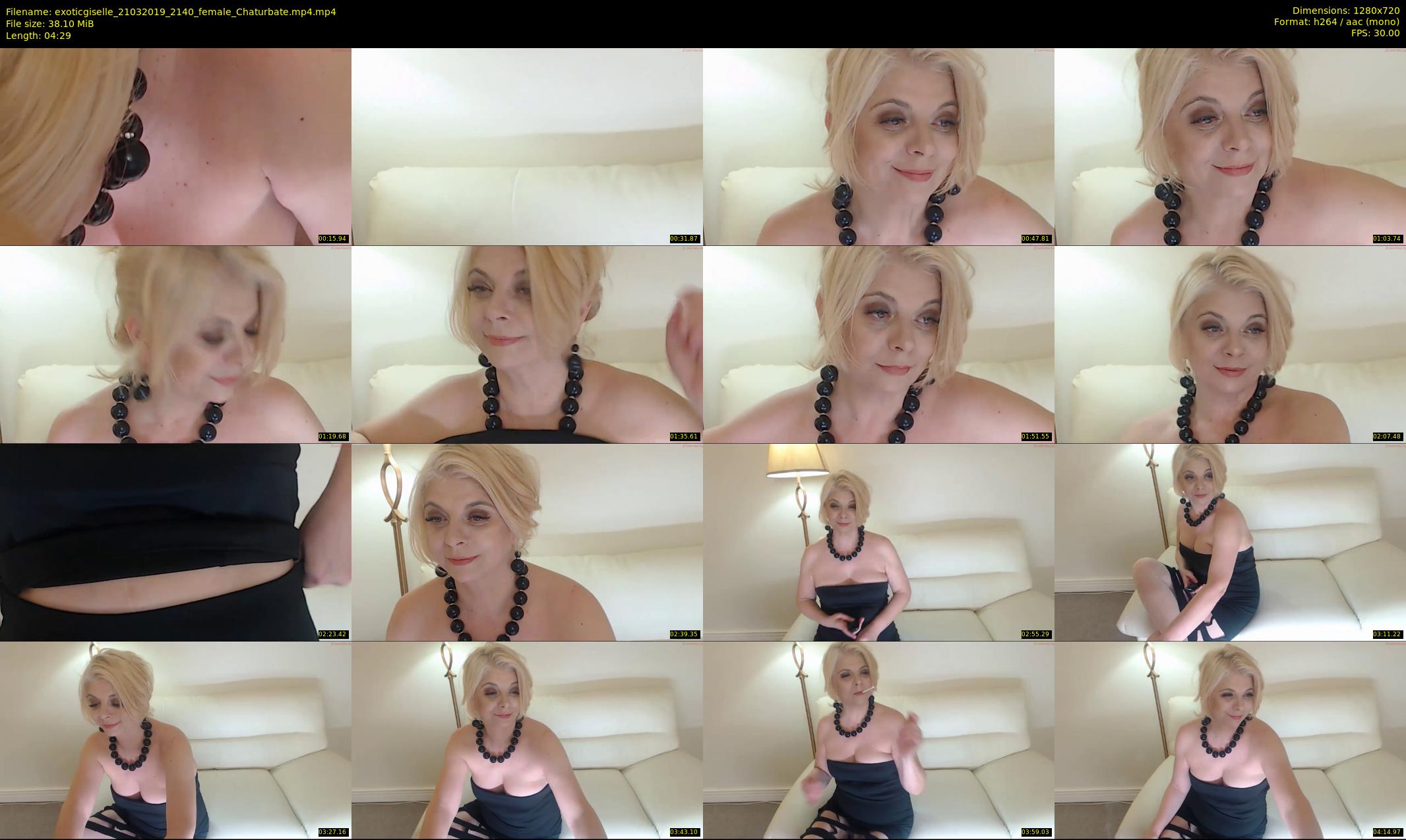 exoticgiselle — 5 minute Chaturbate female cam show recording, 720p, Mar 21, 2019