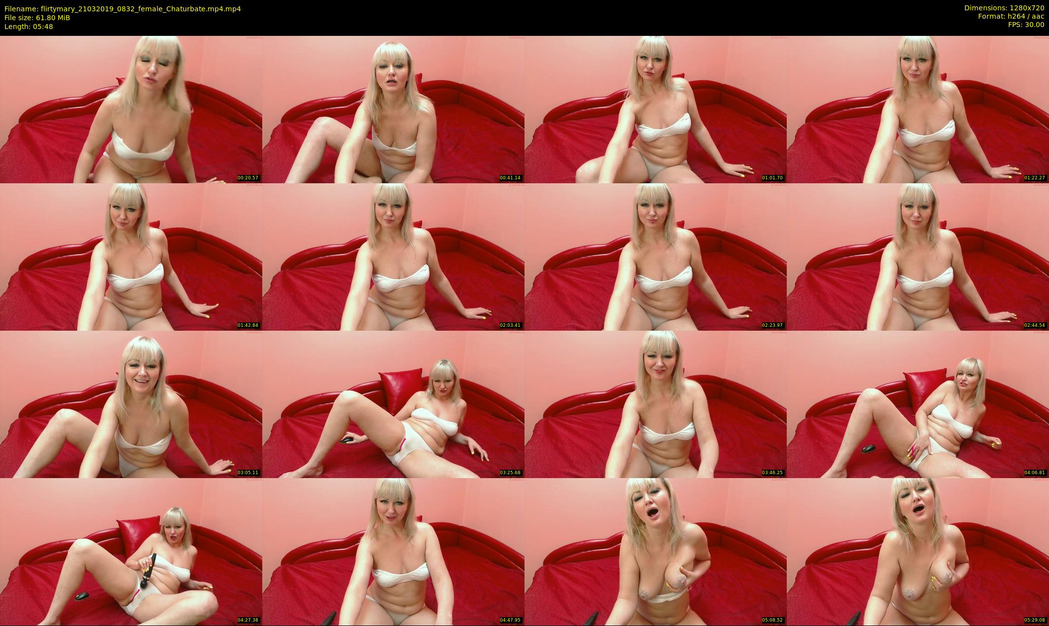 flirtymary — 6 minute Chaturbate female cam show recording, 720p, Mar 21, 2019