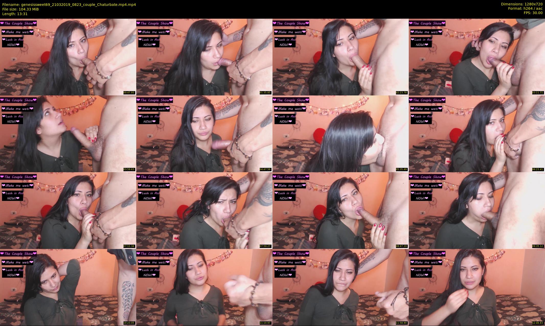 genesissweet69 — 14 minute Chaturbate couple cam show recording, 720p, Mar 21, 2019