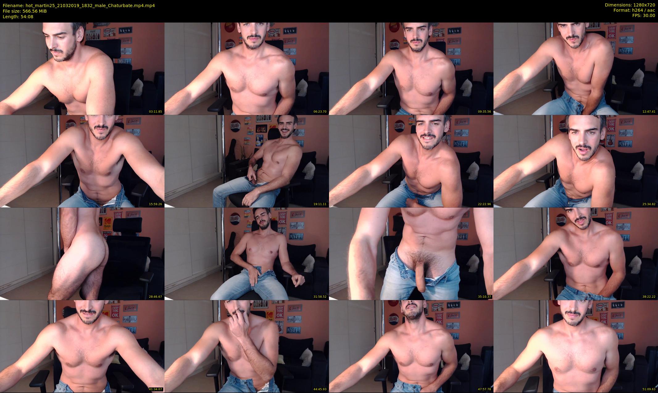 hot_martin25 — 55 minute Chaturbate male cam show recording, 720p, Mar 21, 2019